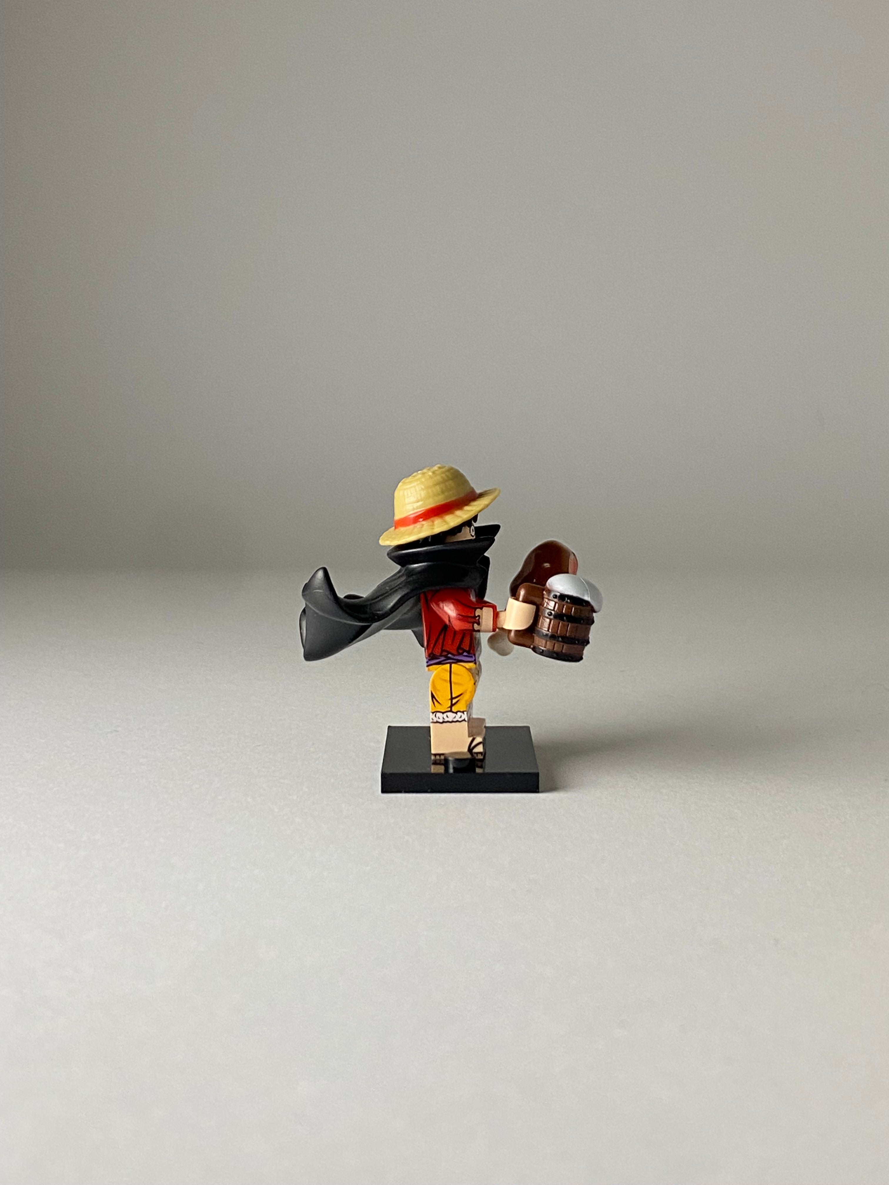 Monkey D. Luffy beer and meat