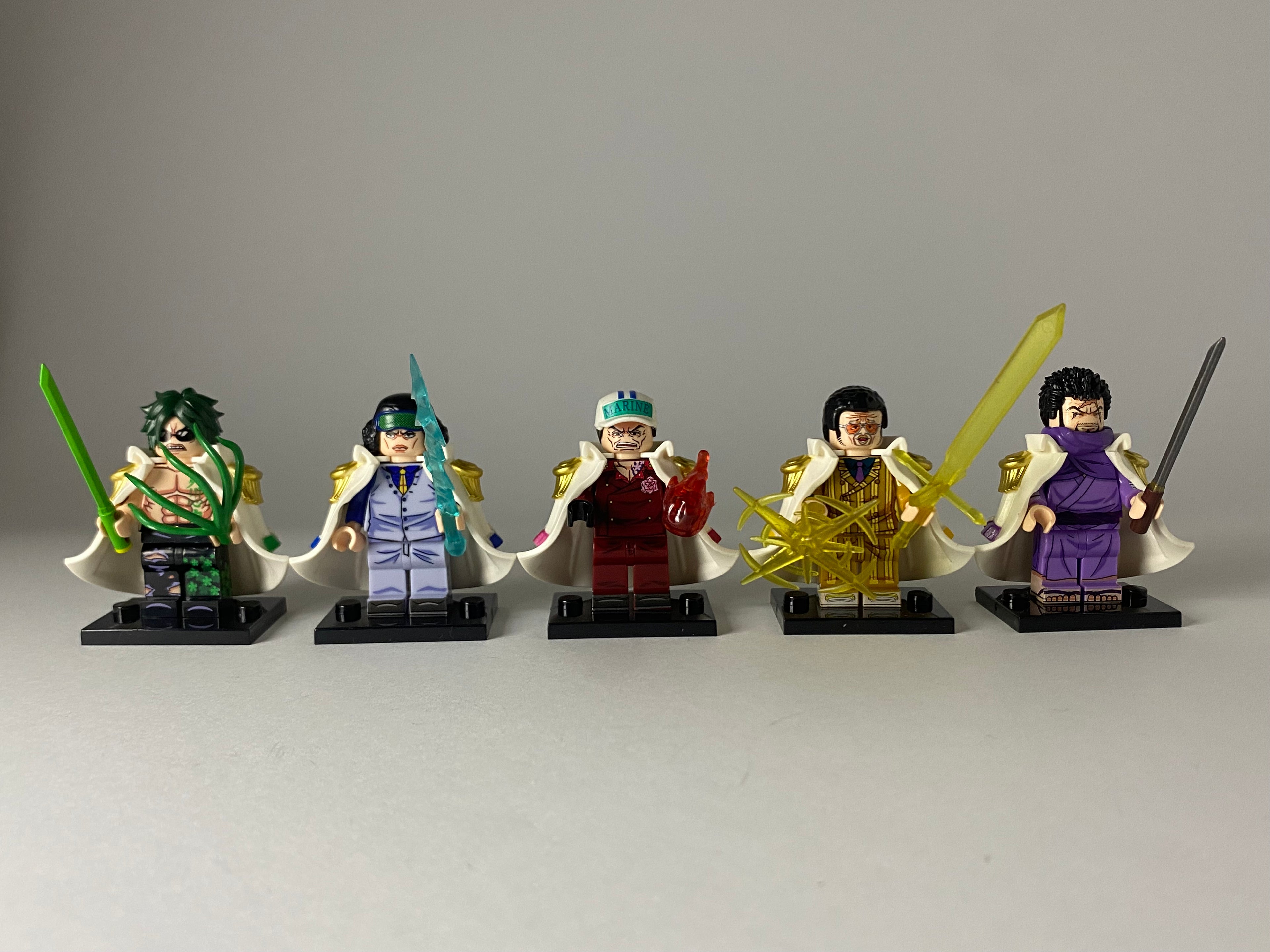 Admiral Marine Akainu Green Bull Borsalino Fujitora Aokiji