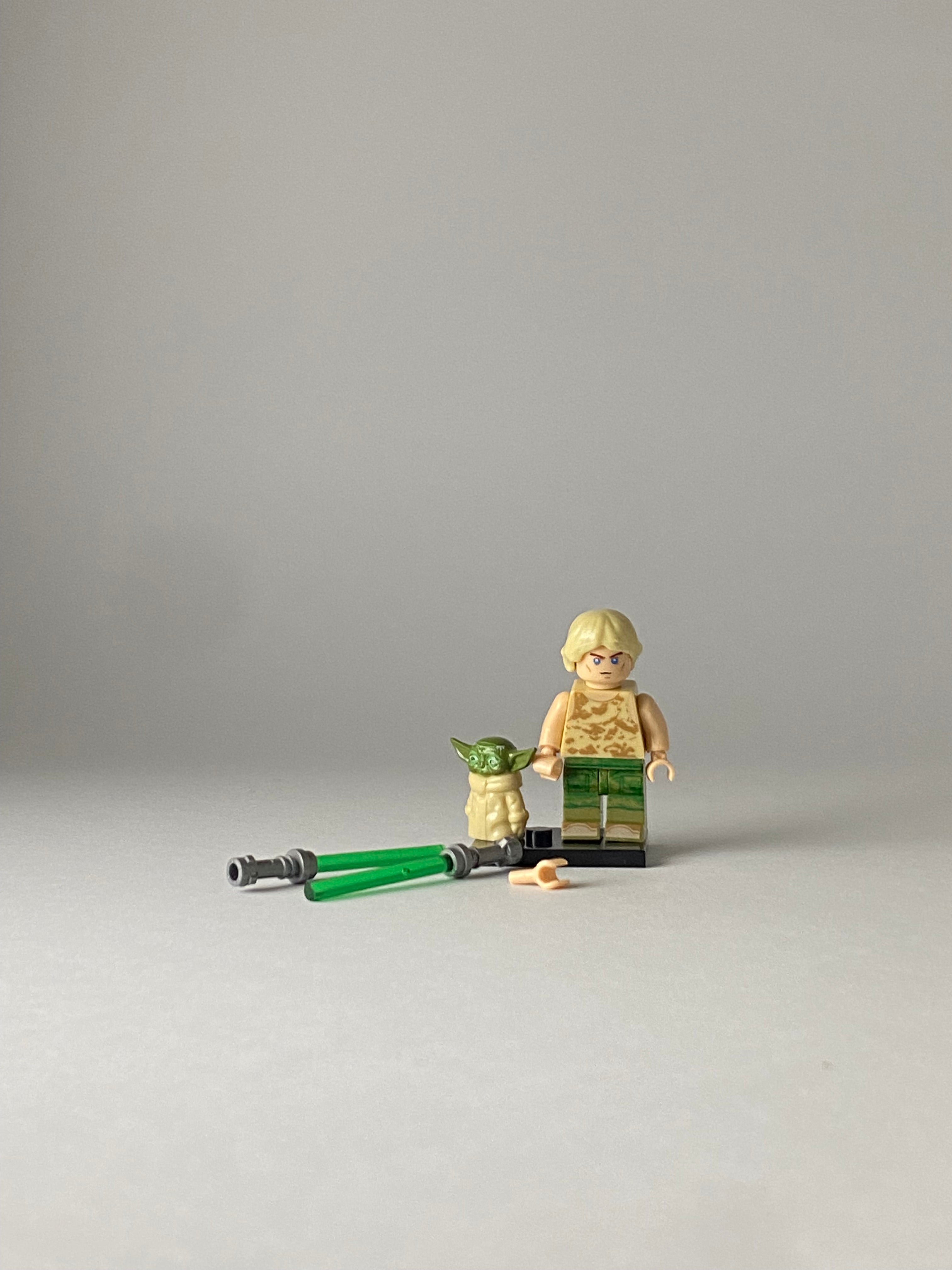 Luke Skywalker and Yoda Dagobah