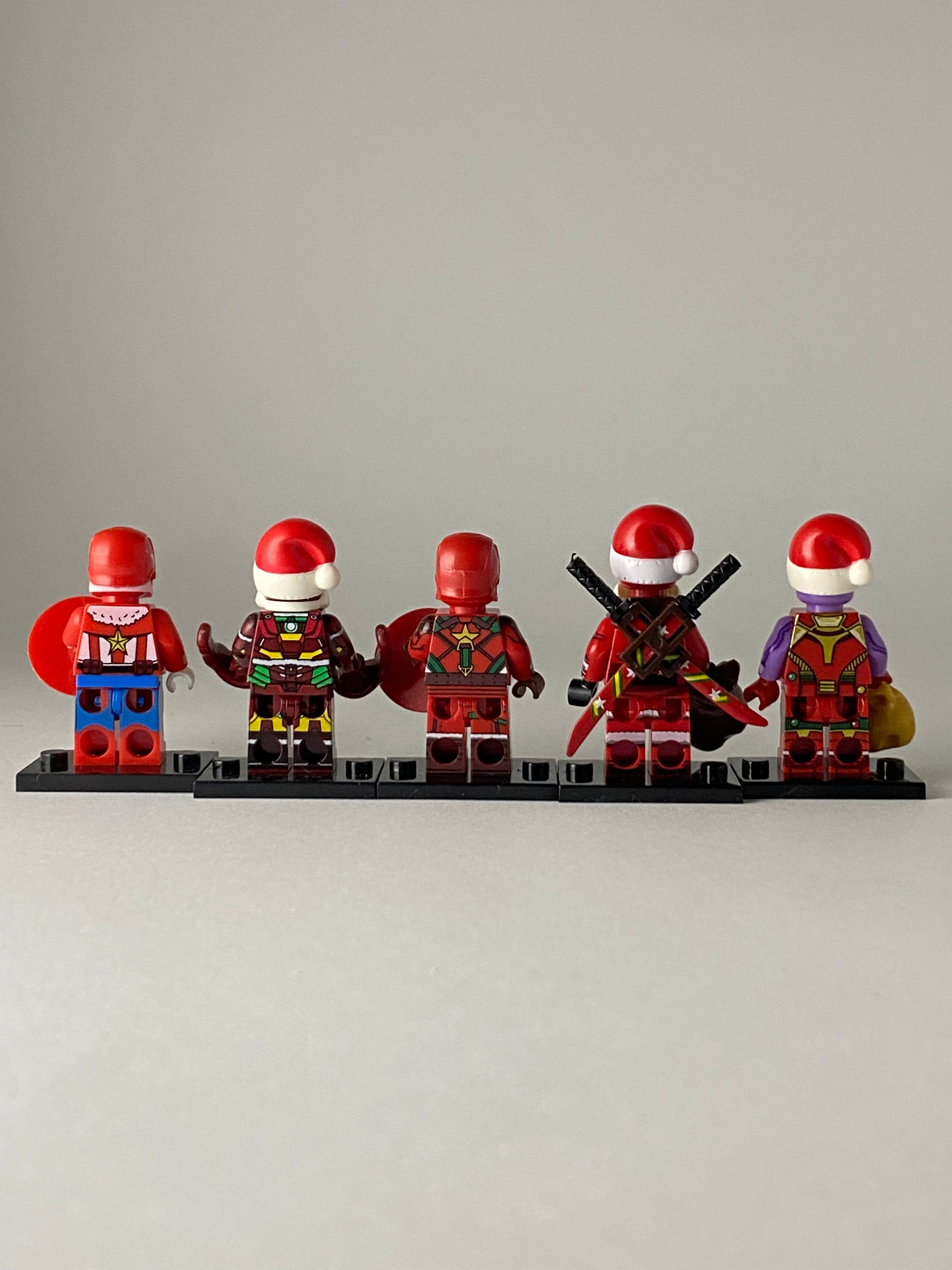 Marvel Characters Christmas Iron Man Captain America Thanos Deadpool