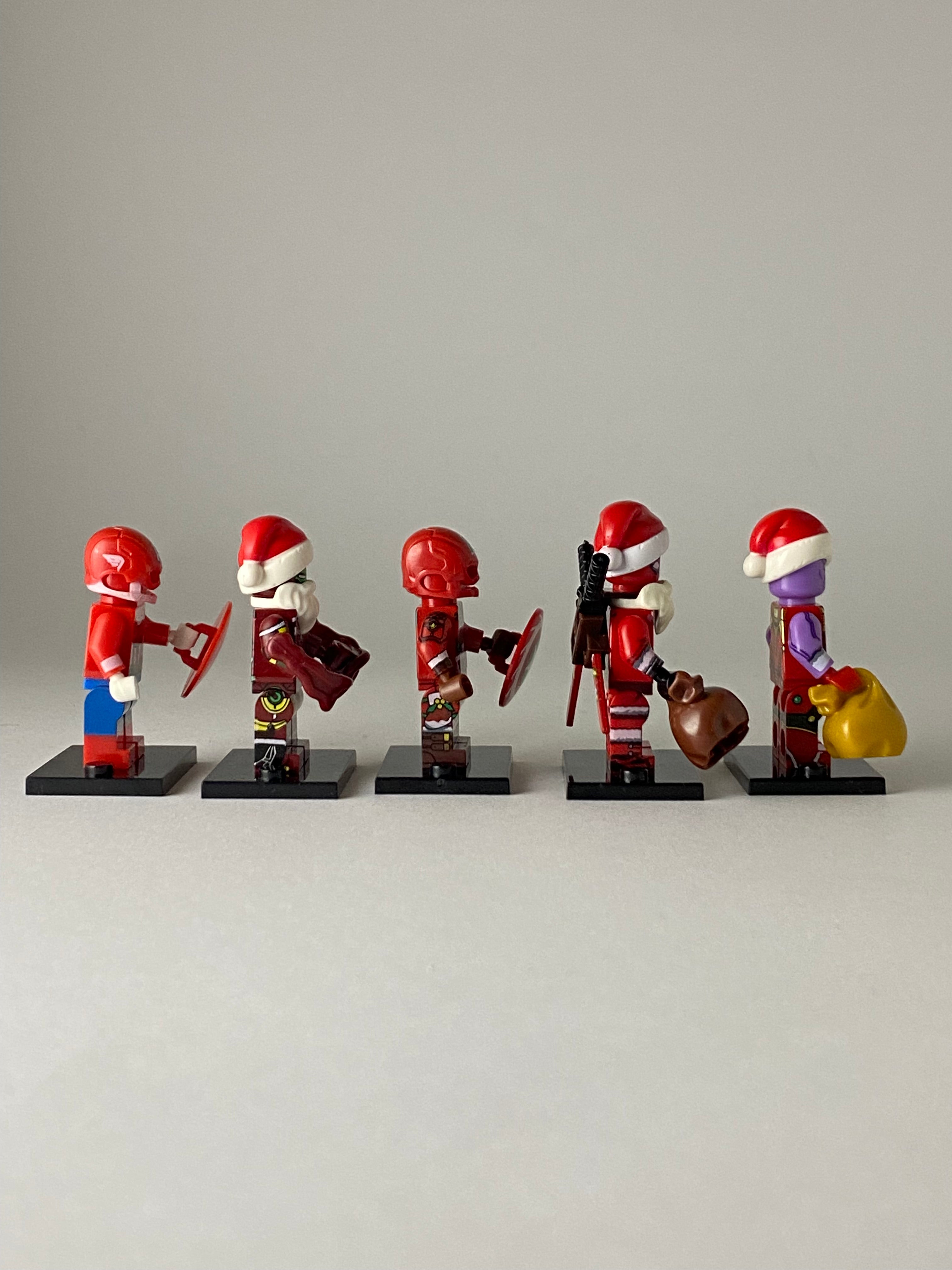 Marvel Characters Christmas Iron Man Captain America Thanos Deadpool