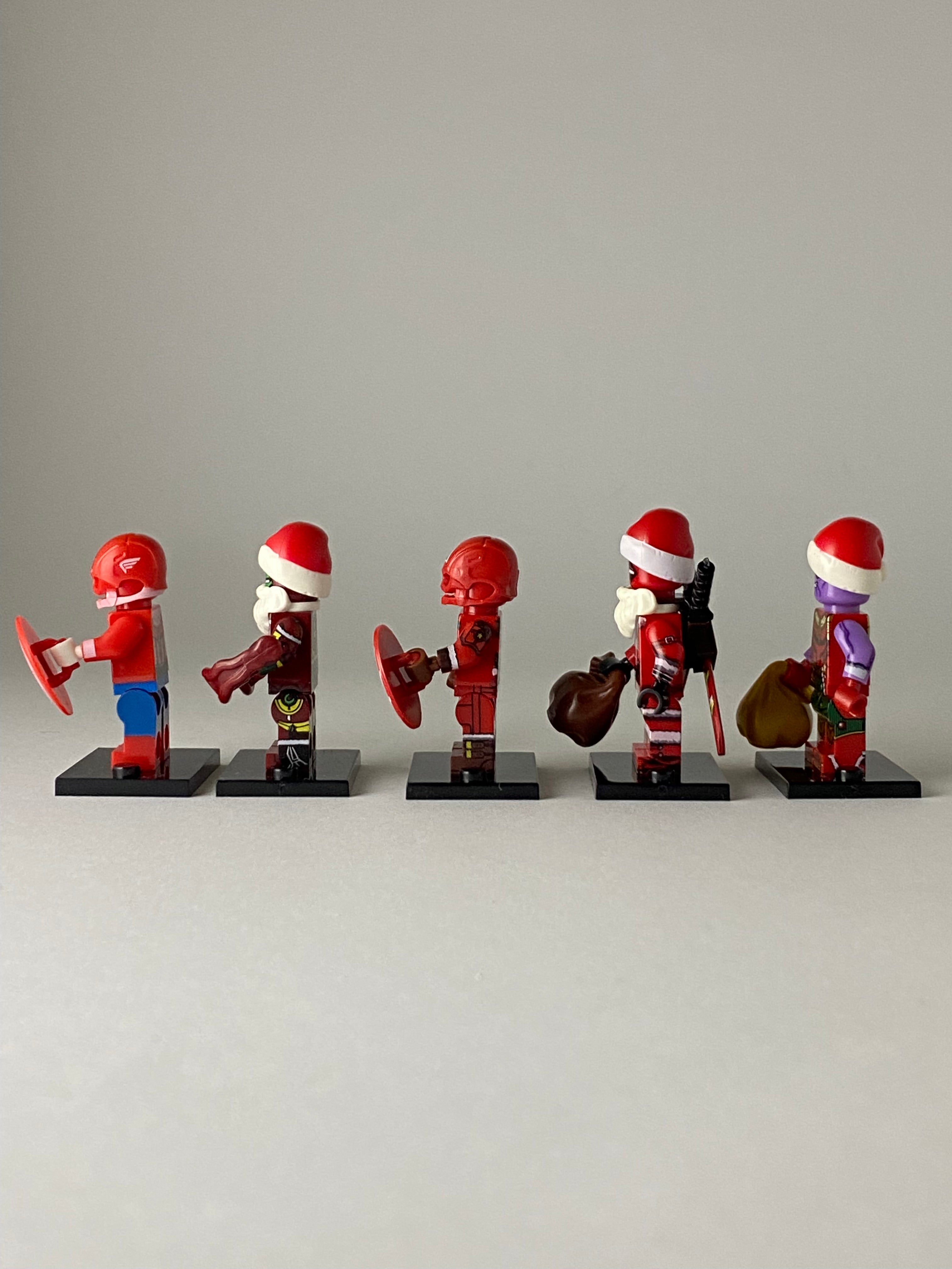 Marvel Characters Christmas Iron Man Captain America Thanos Deadpool