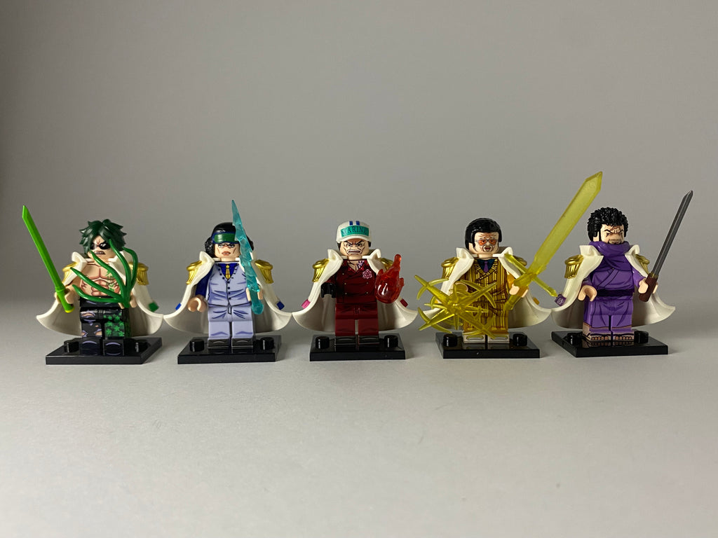 Admiral Marine Akainu Green Bull Borsalino Fujitora Aokiji