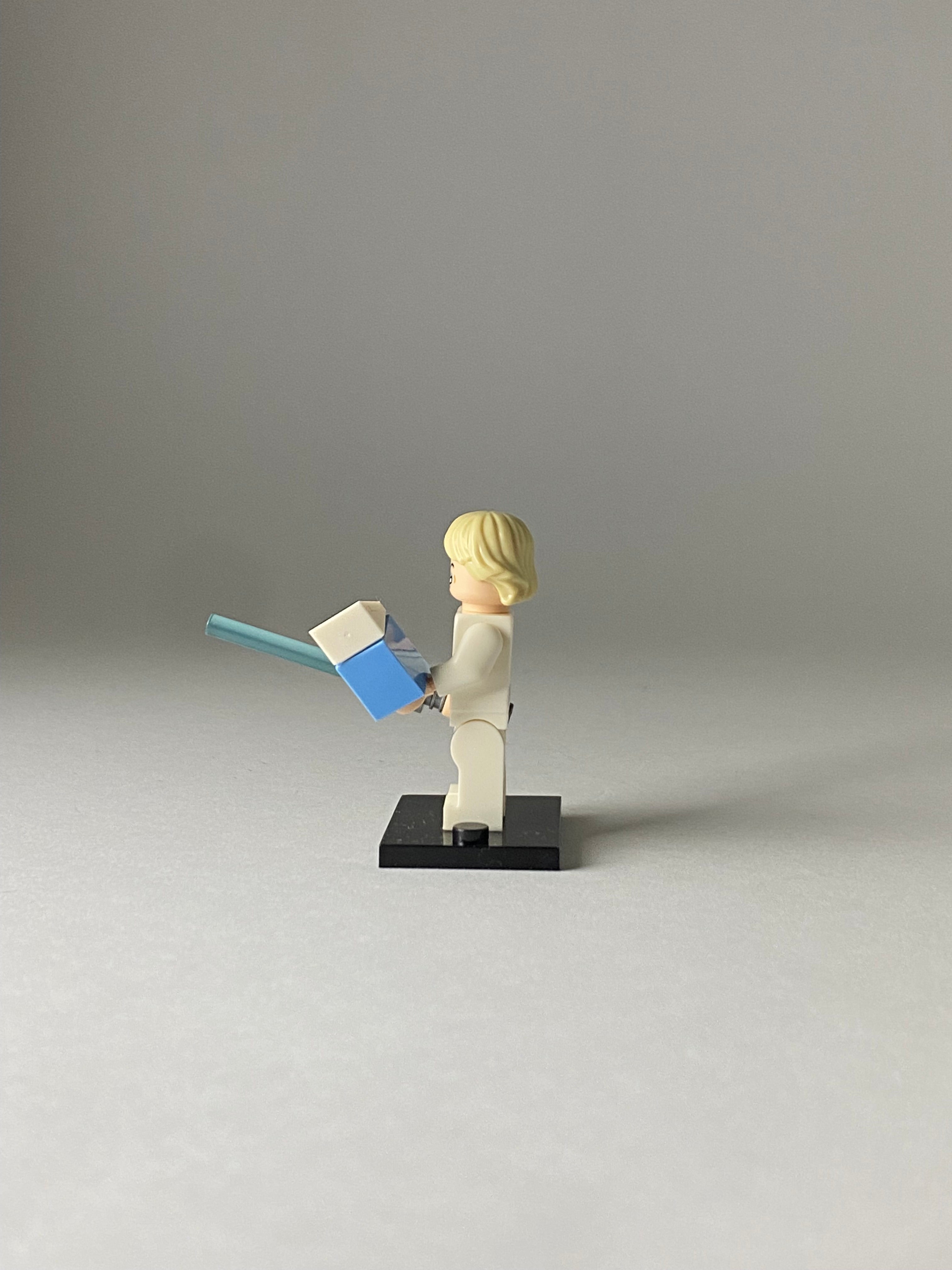 Luke Skywalker with milk