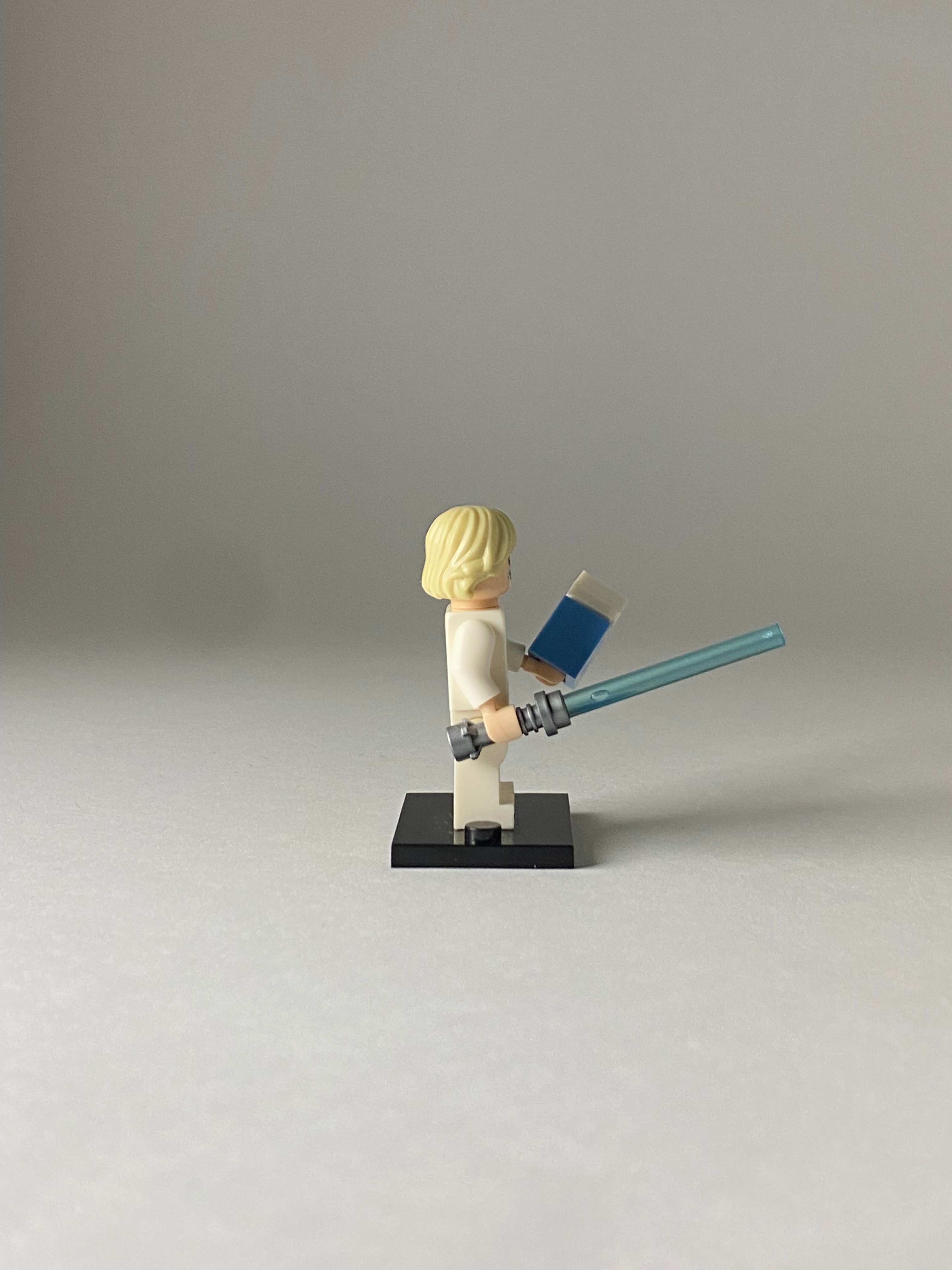 Luke Skywalker with milk