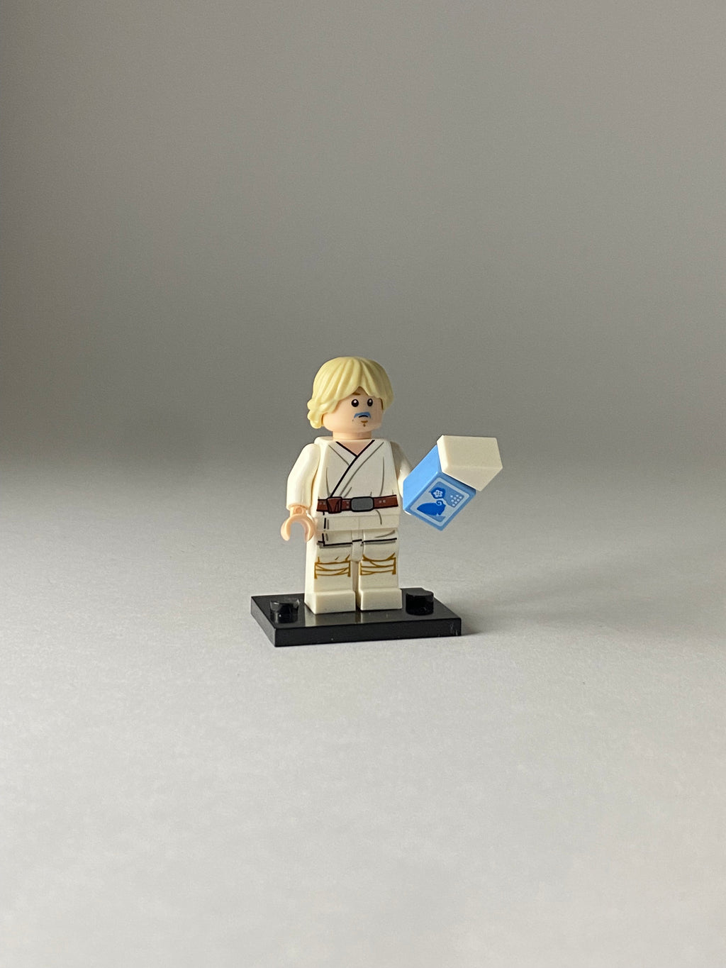 Luke Skywalker with milk