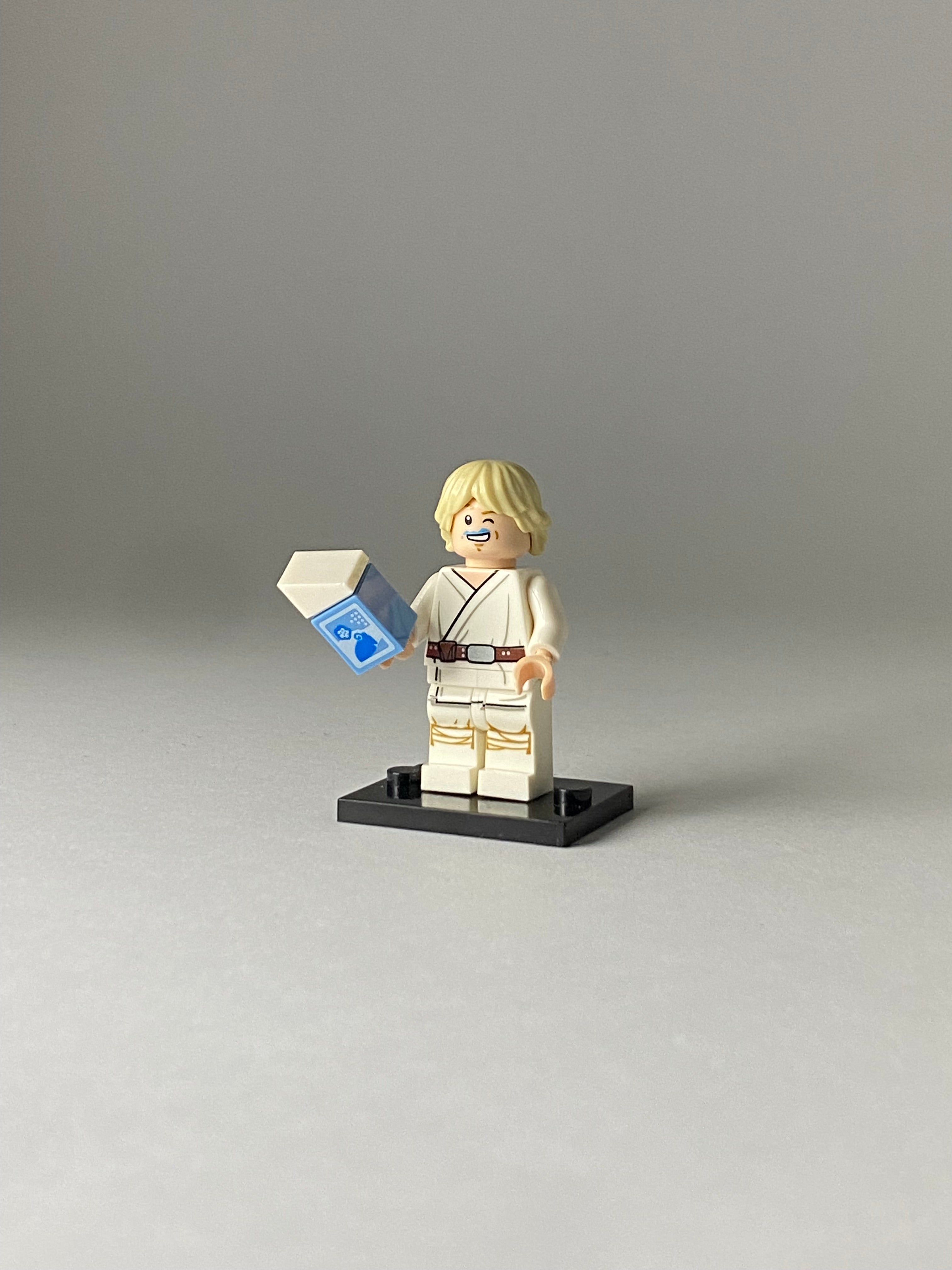Luke Skywalker with milk