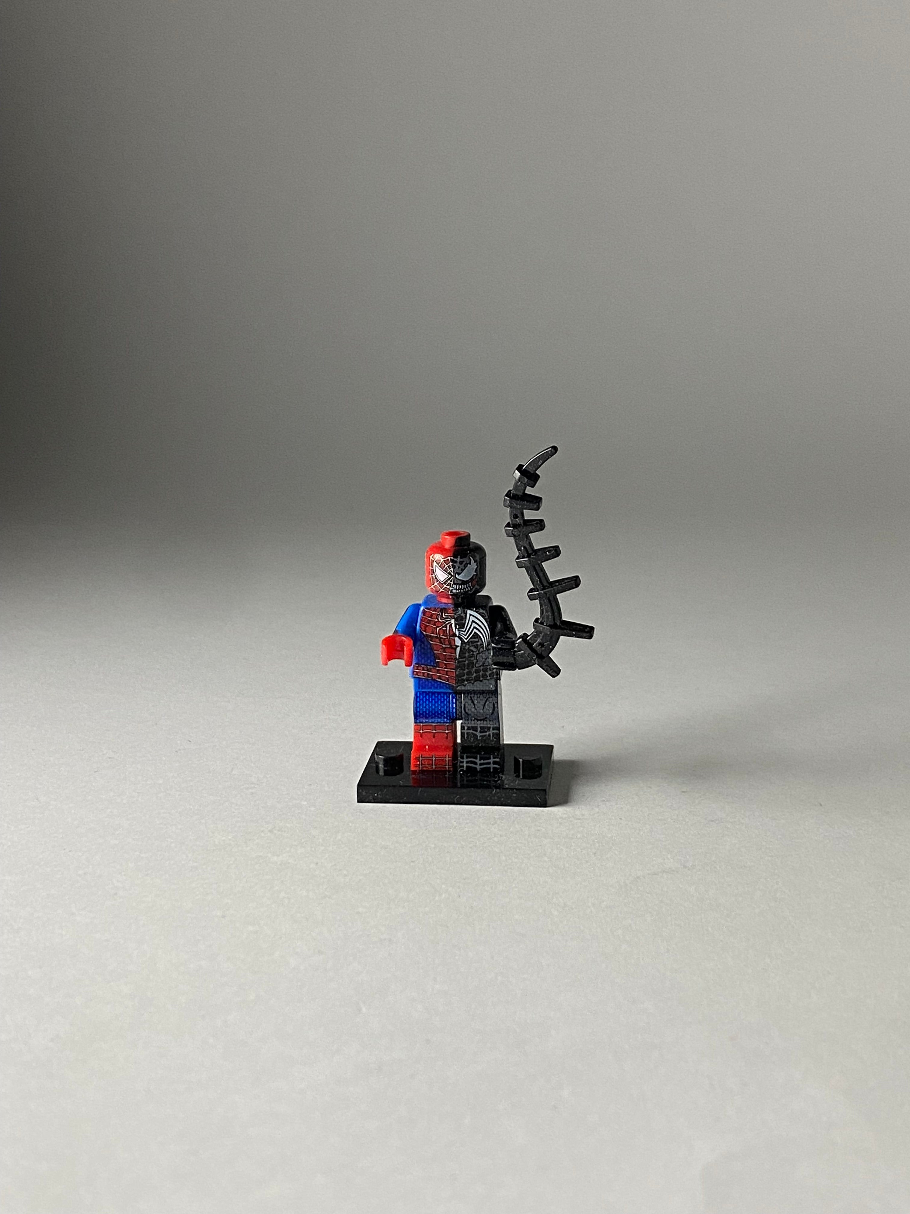 Spiderman Half Red Half Black