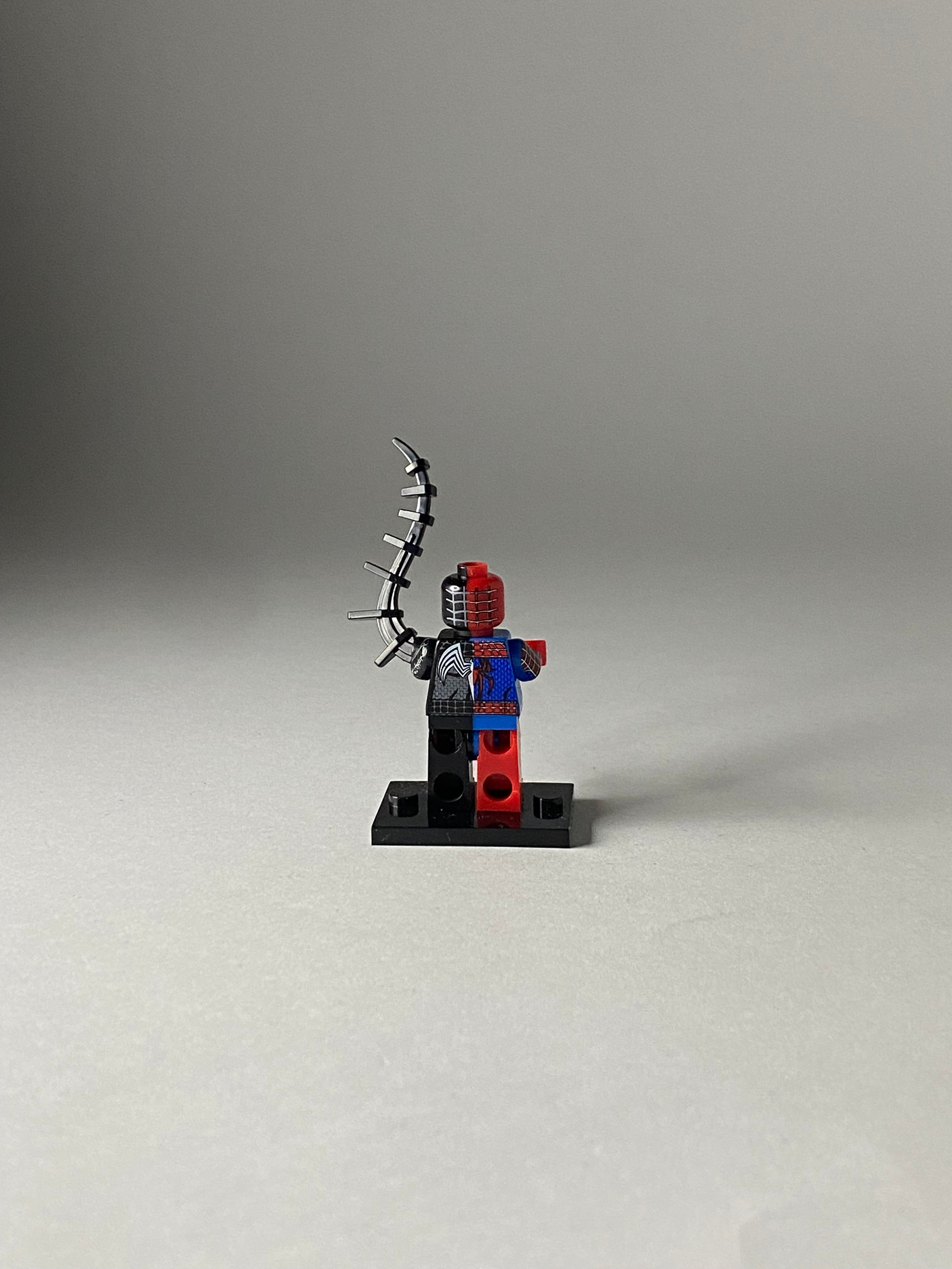 Spiderman Half Red Half Black