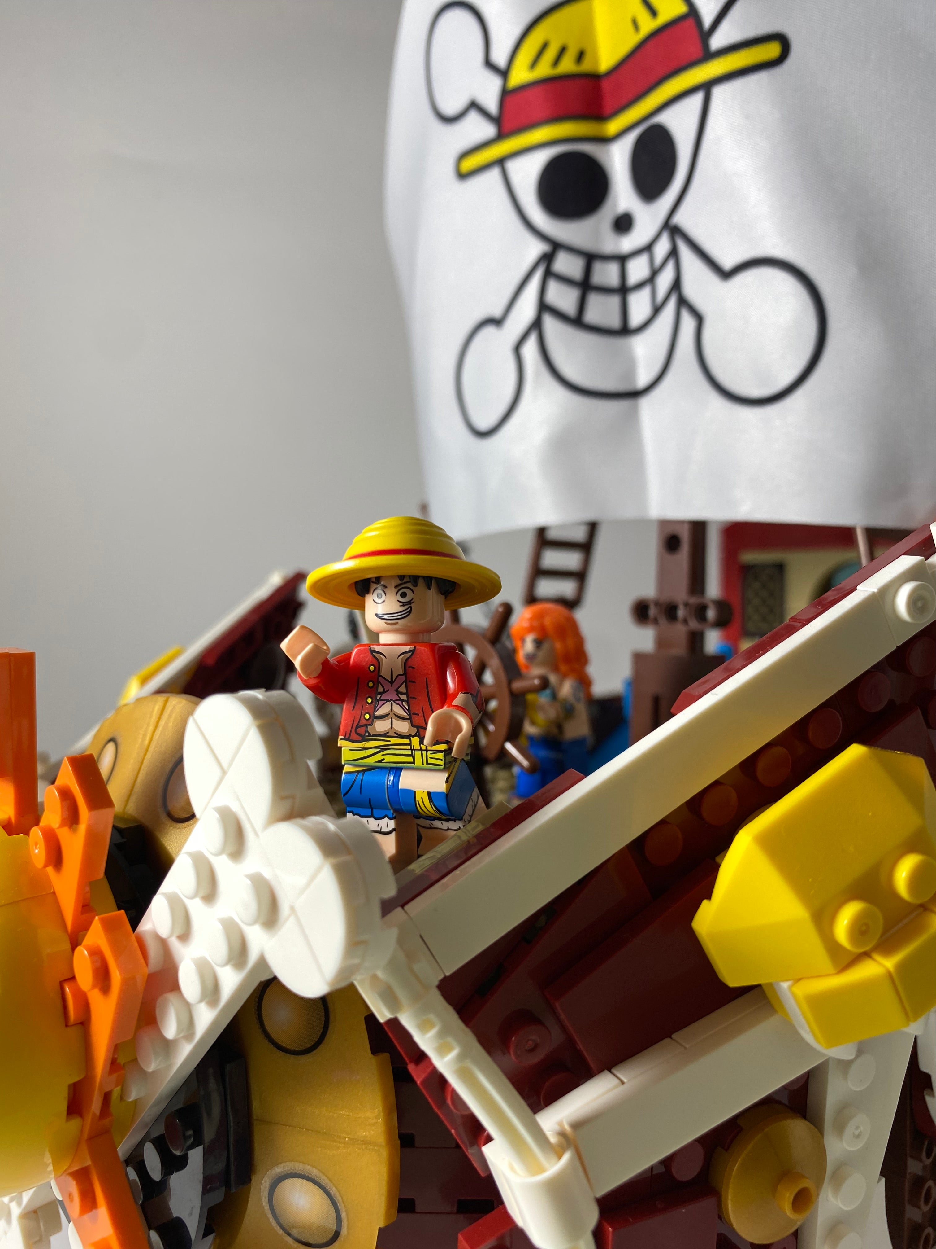 Thousand Sunny Ship nave and Mugiwara crew