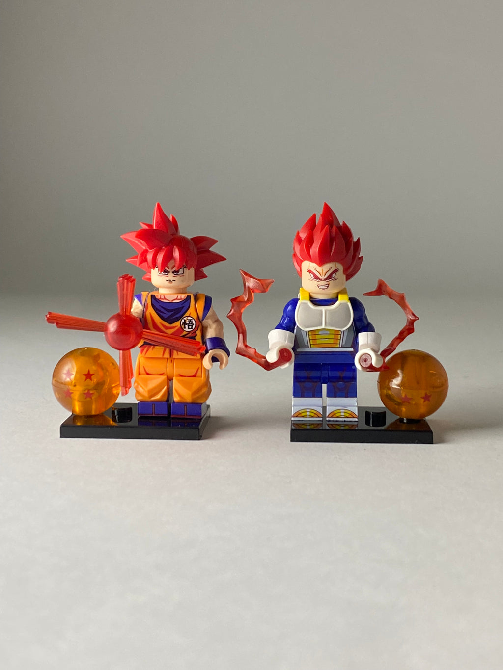 Goku and Vegeta ssj red