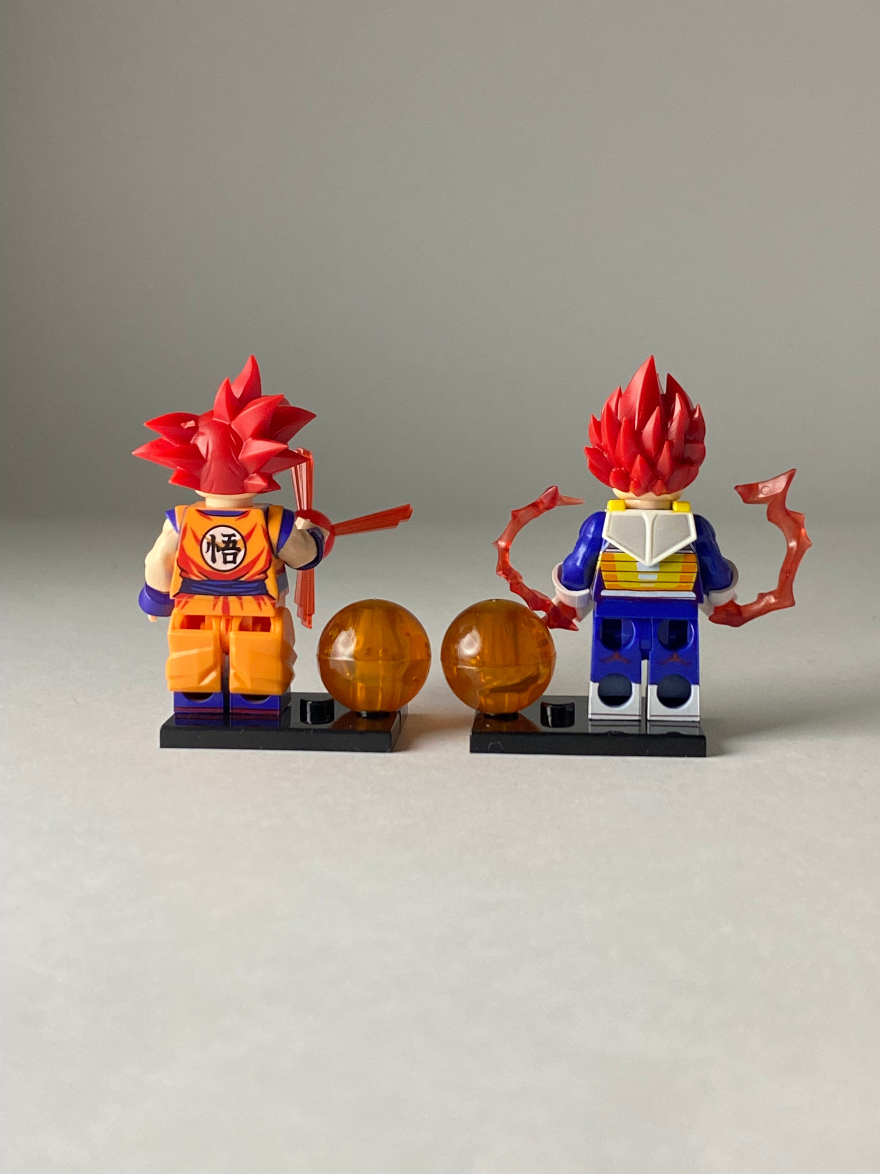 Goku and Vegeta ssj red