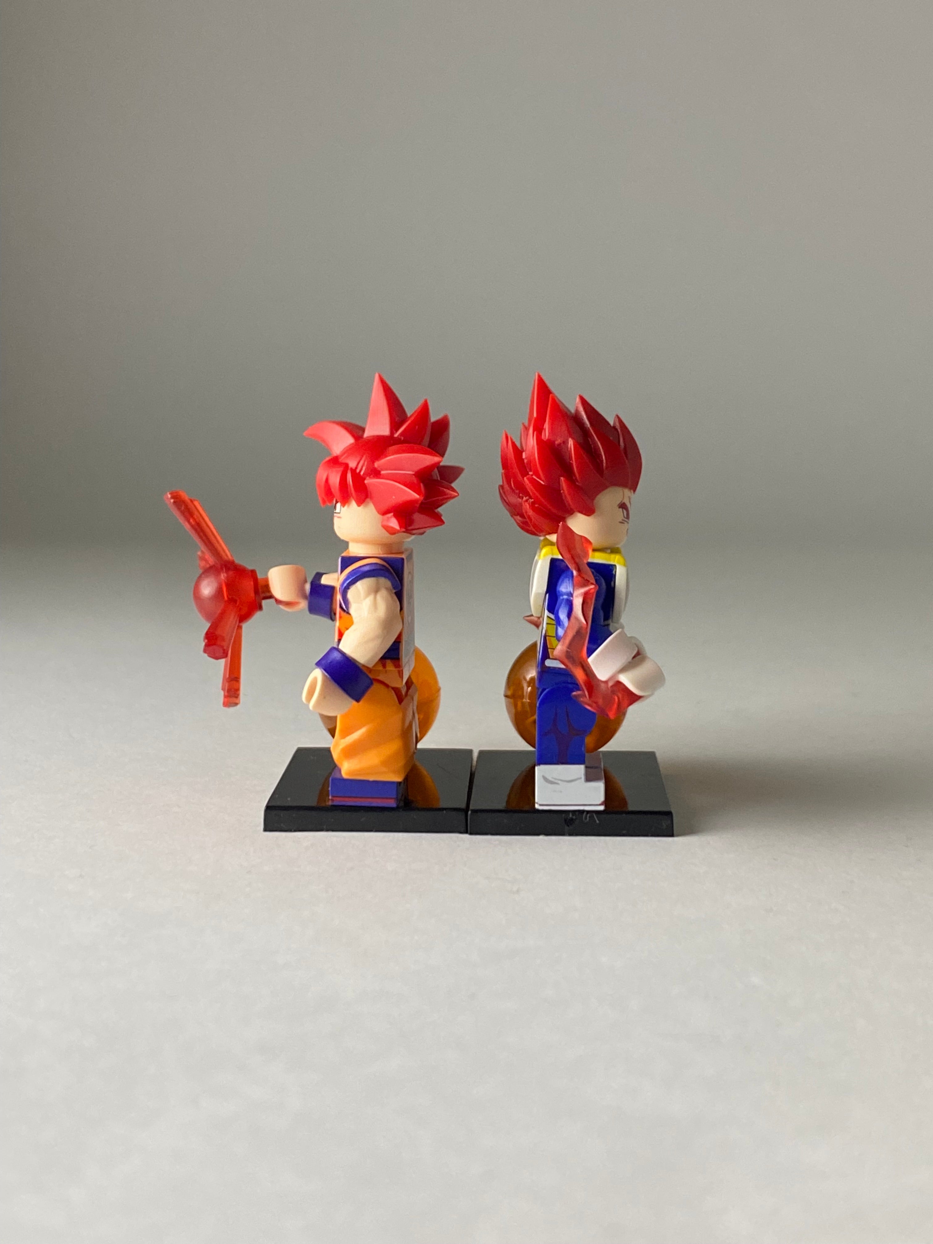 Goku and Vegeta ssj red