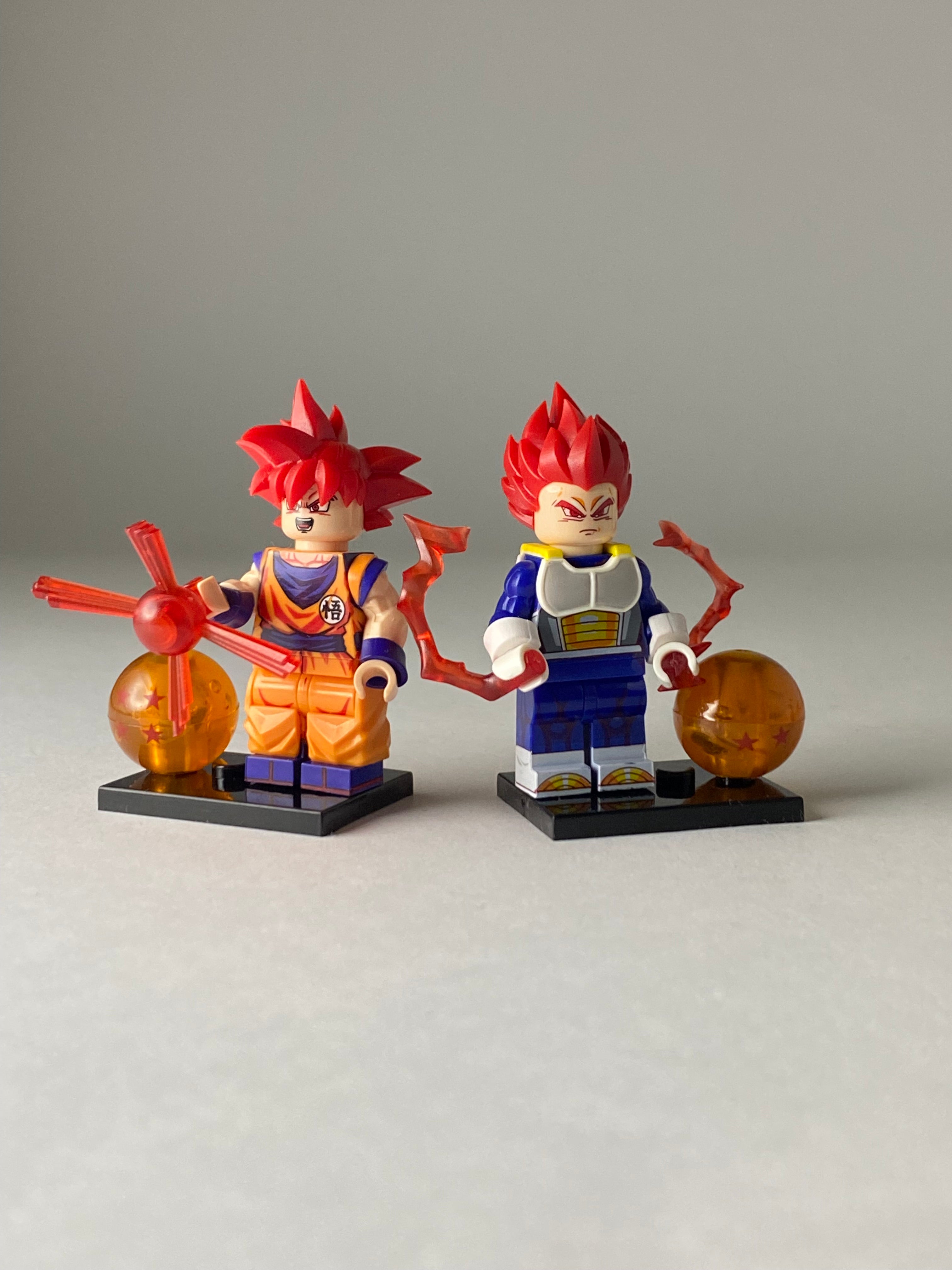 Goku and Vegeta ssj red