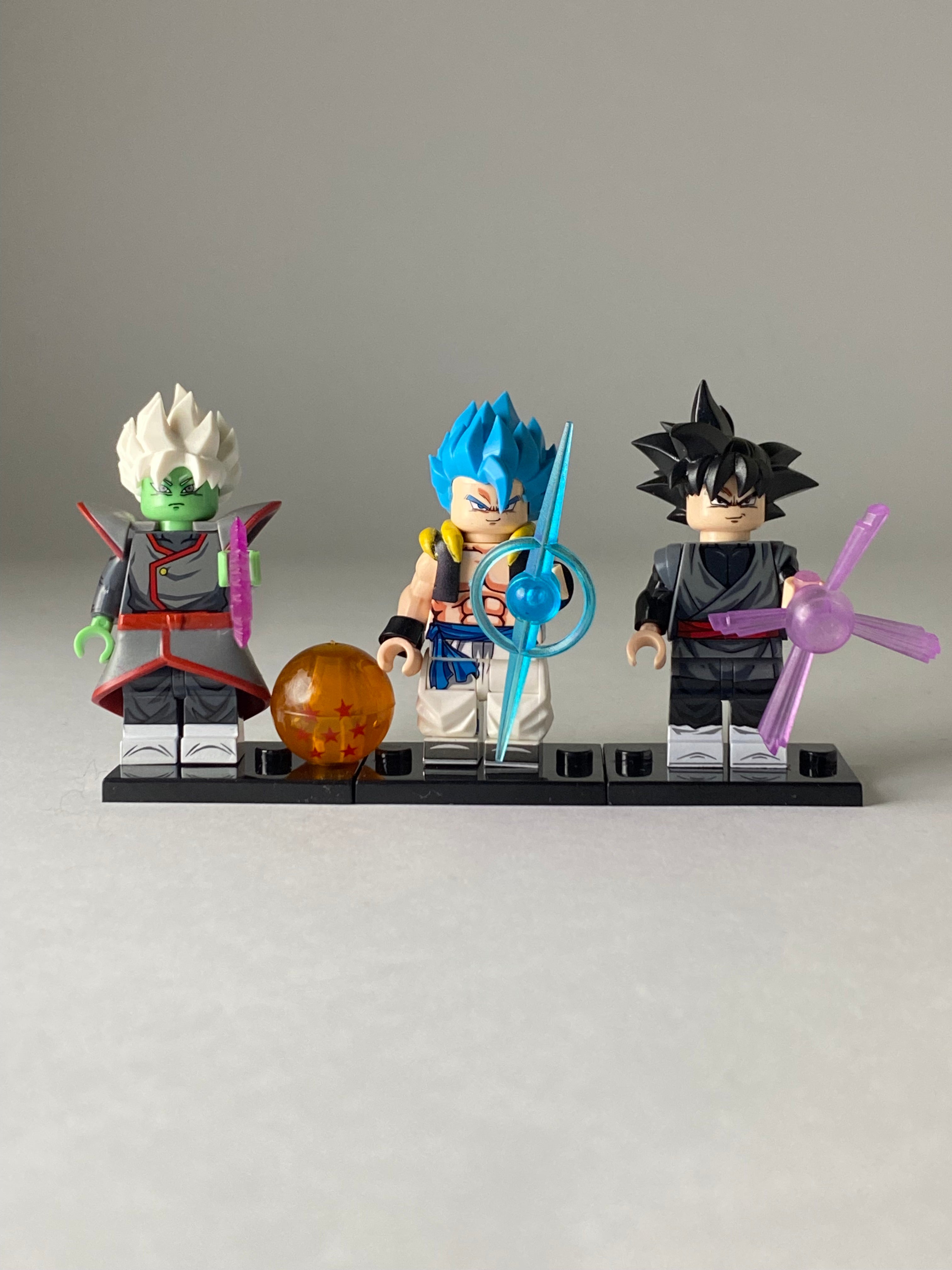 Gogeta vs Goku Black and Zamasu