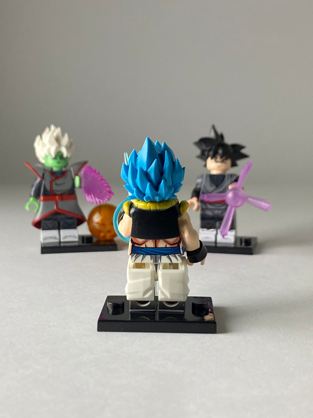 Gogeta vs Goku Black and Zamasu