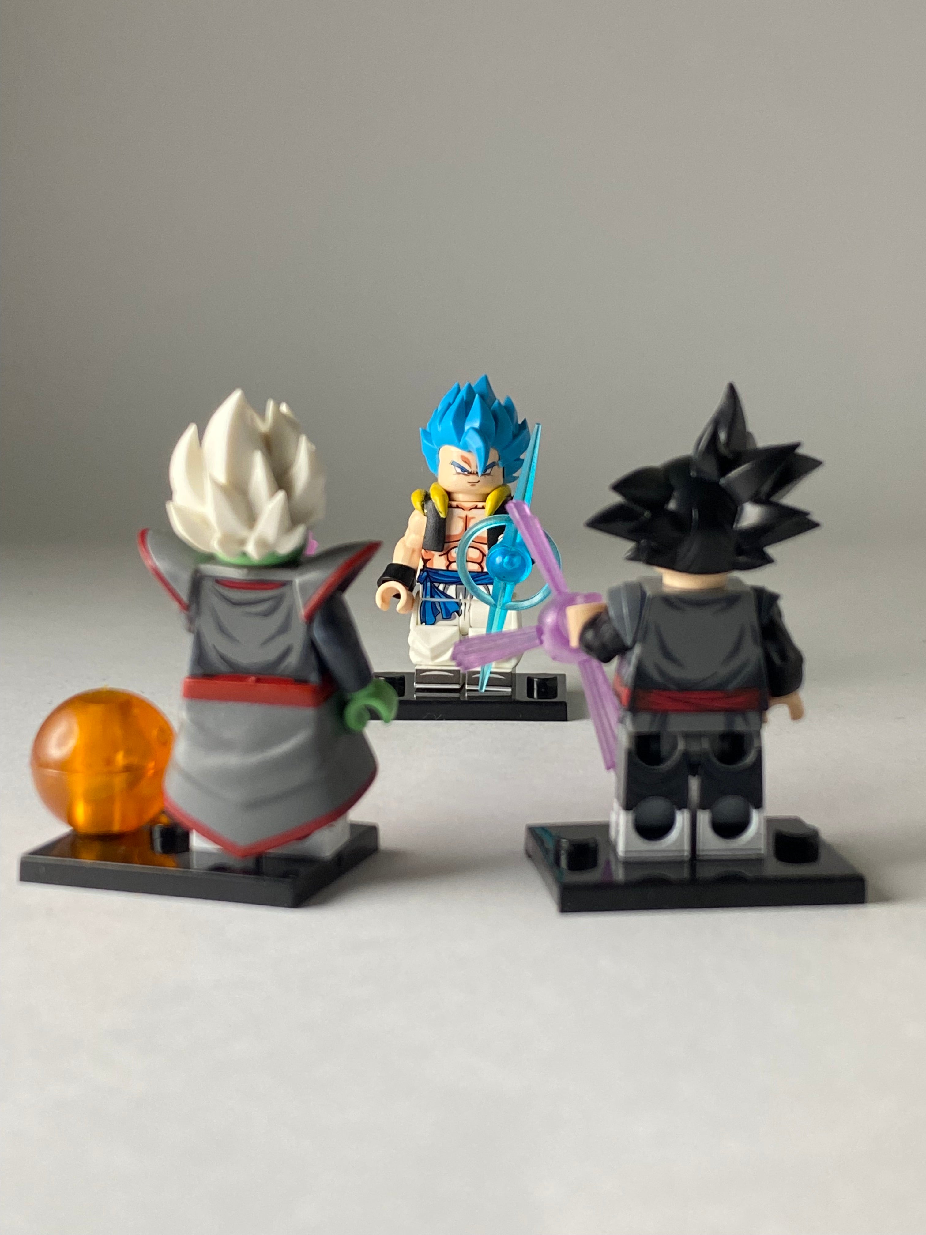Gogeta vs Goku Black and Zamasu