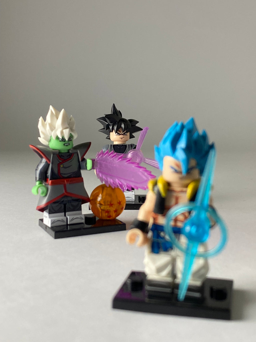 Gogeta vs Goku Black and Zamasu