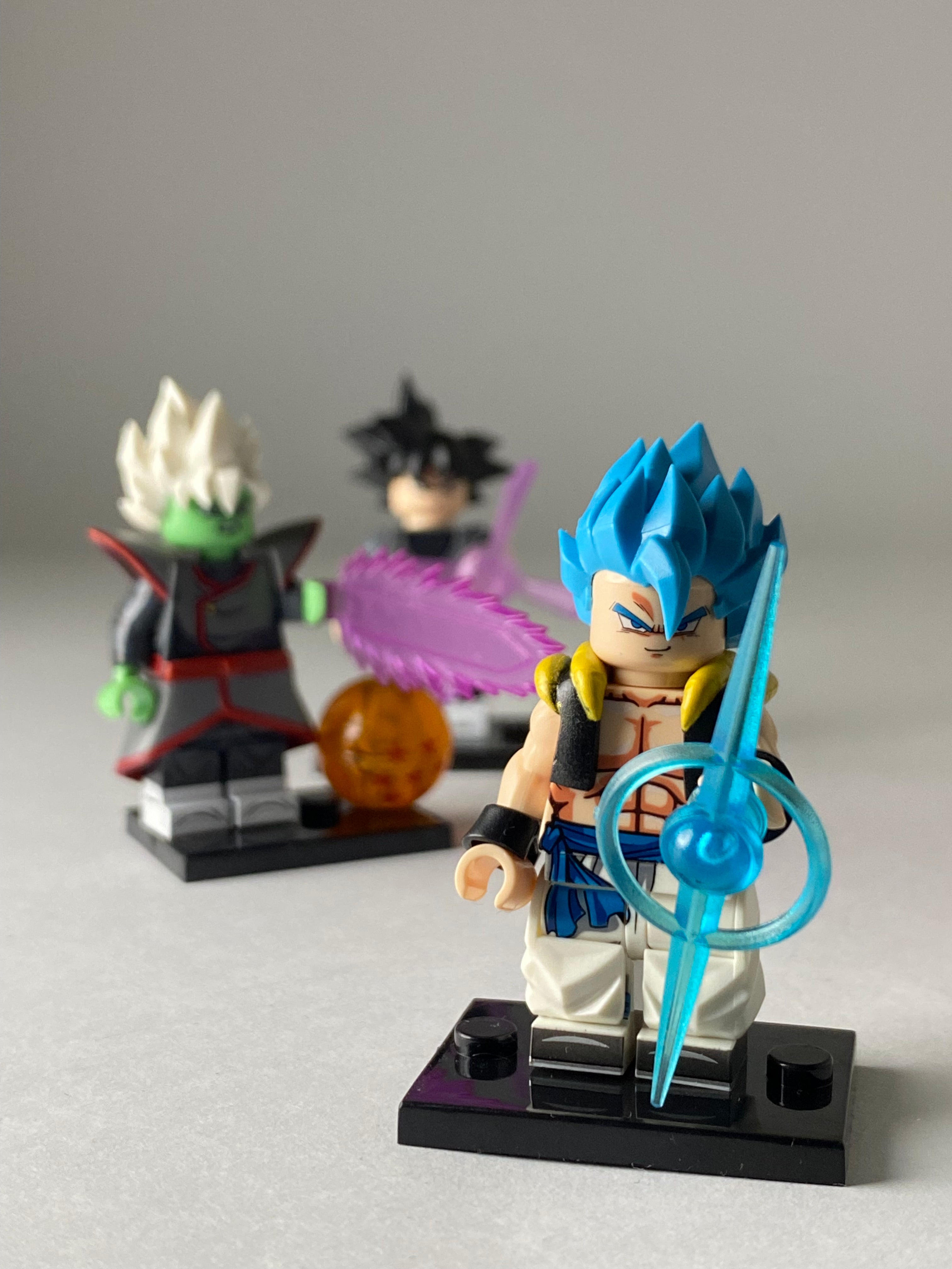 Gogeta vs Goku Black and Zamasu