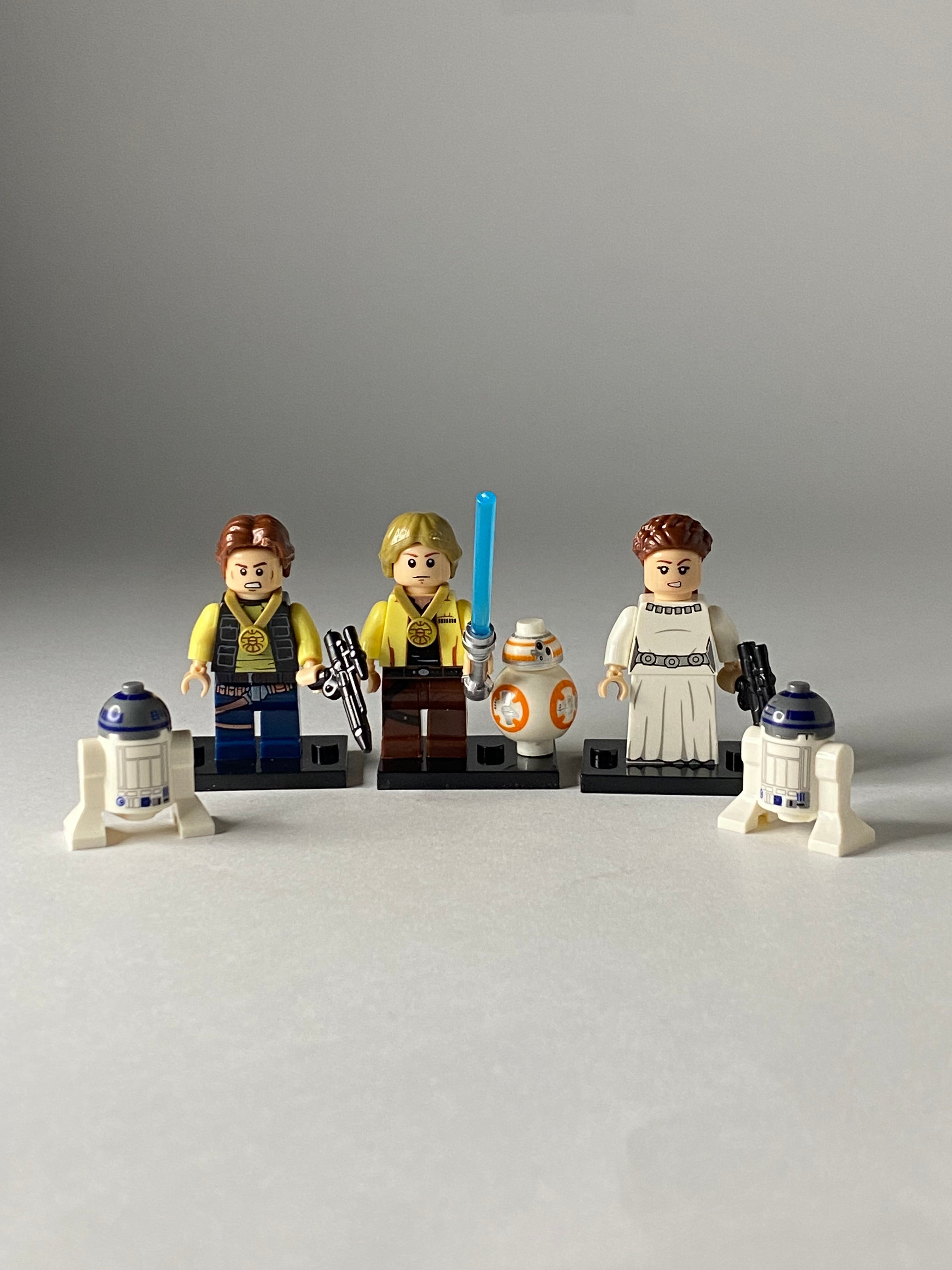 Luke Skywalker Leia and Han Solo 2