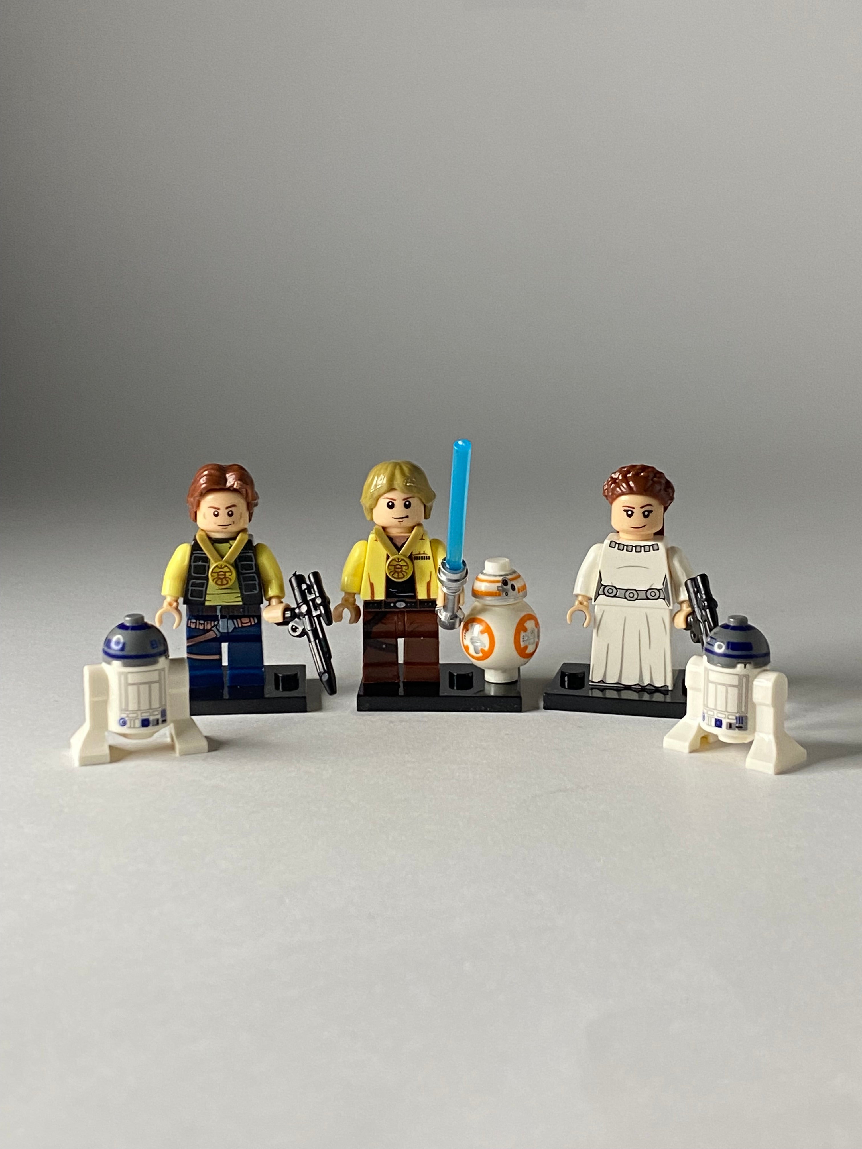Luke Skywalker Leia and Han Solo 2
