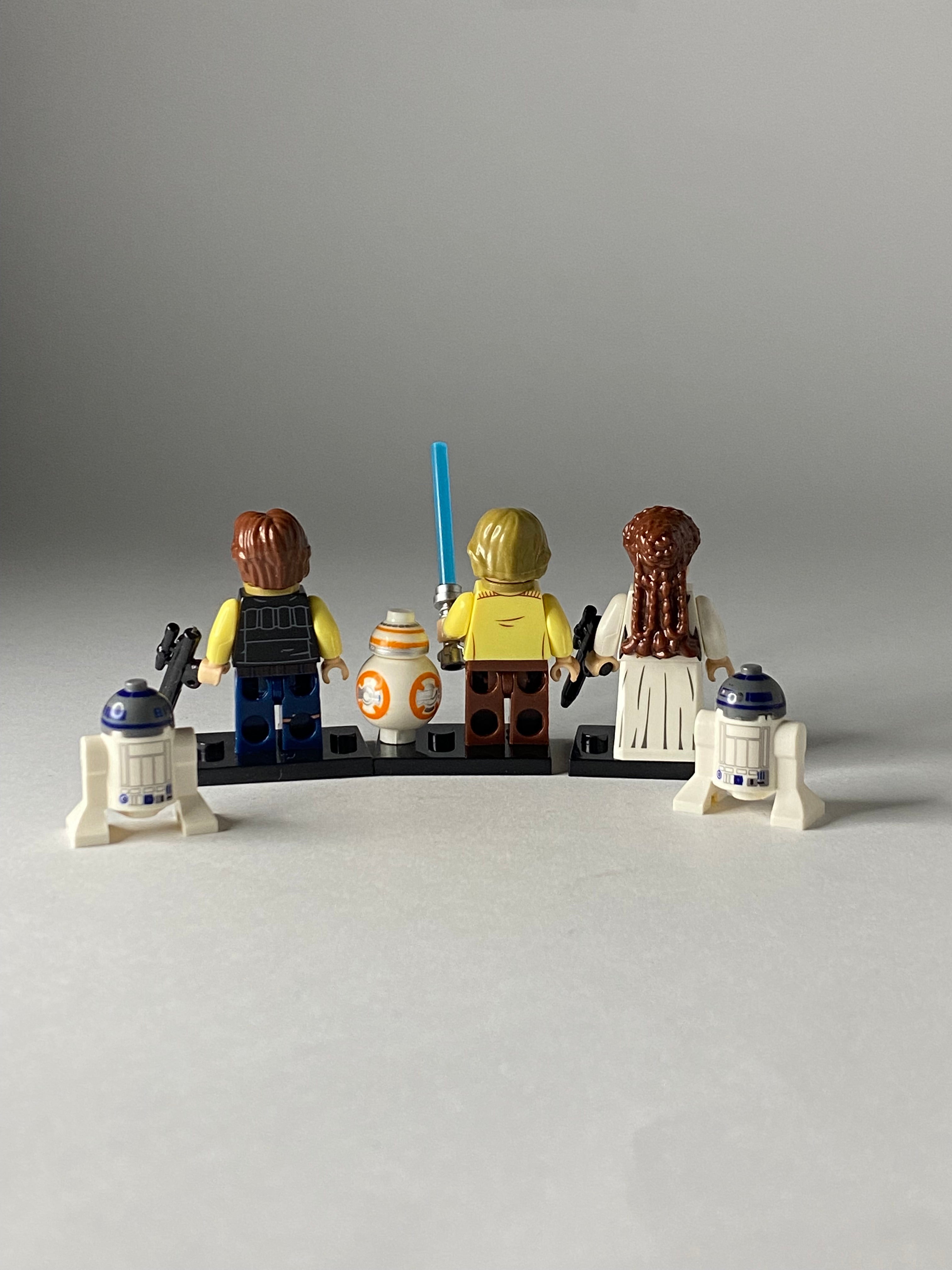 Luke Skywalker Leia and Han Solo 2