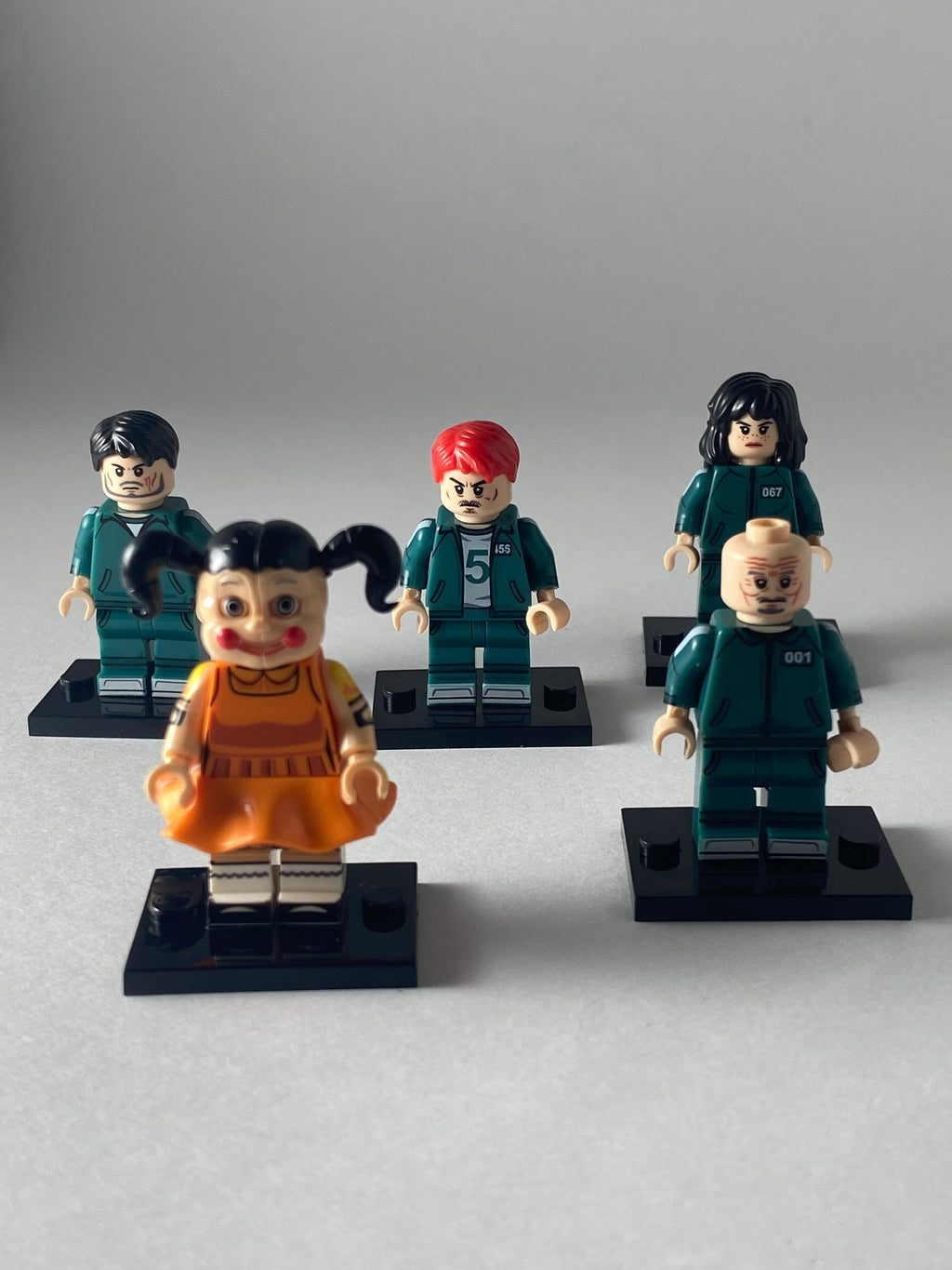 Squid Game Players and Doll