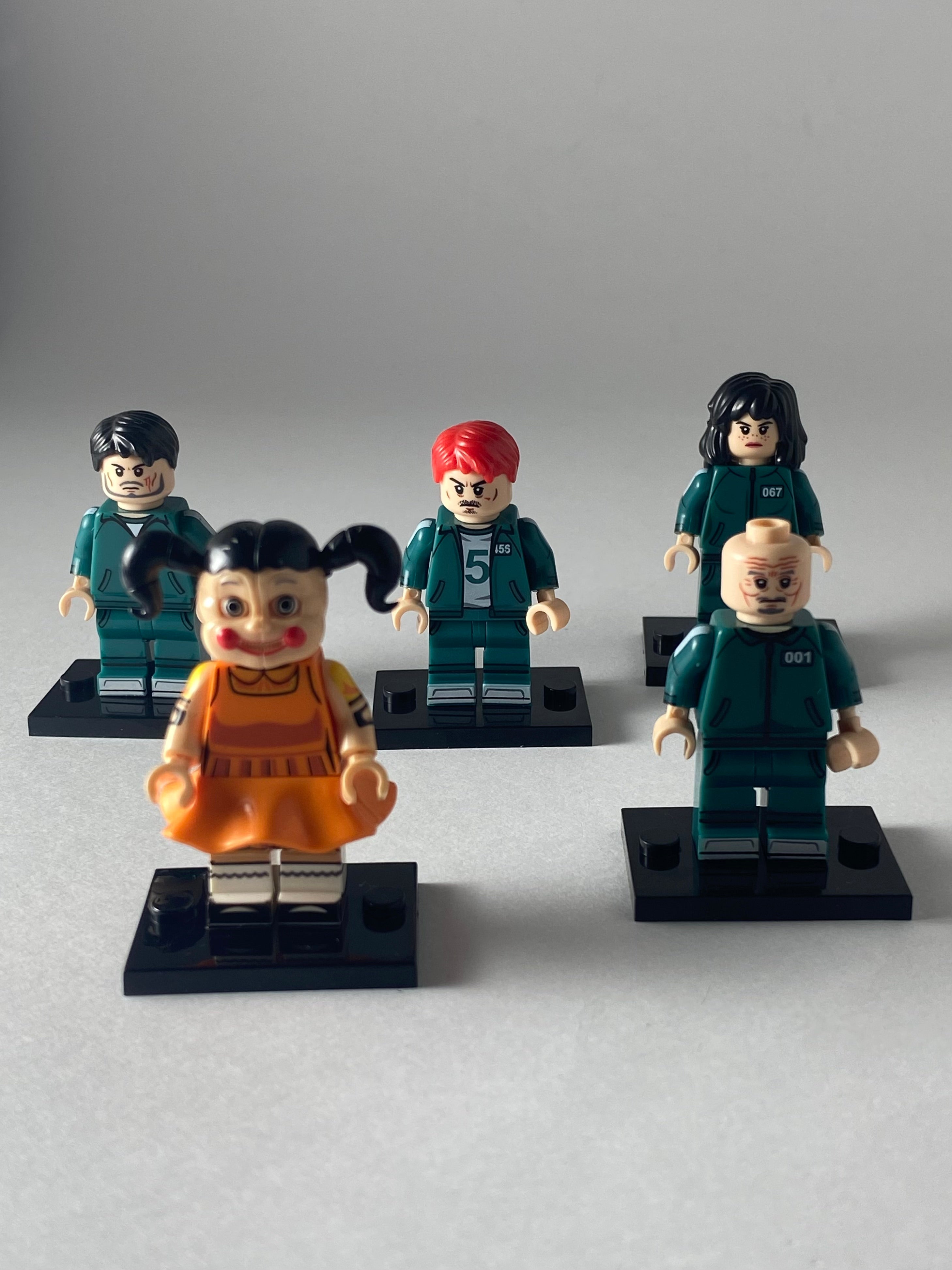 Squid Game Players and Doll