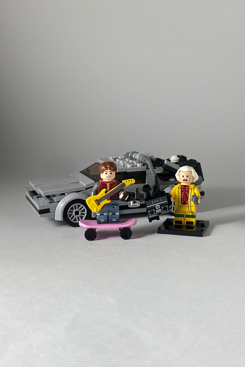 Marty and Doc and the Delorean