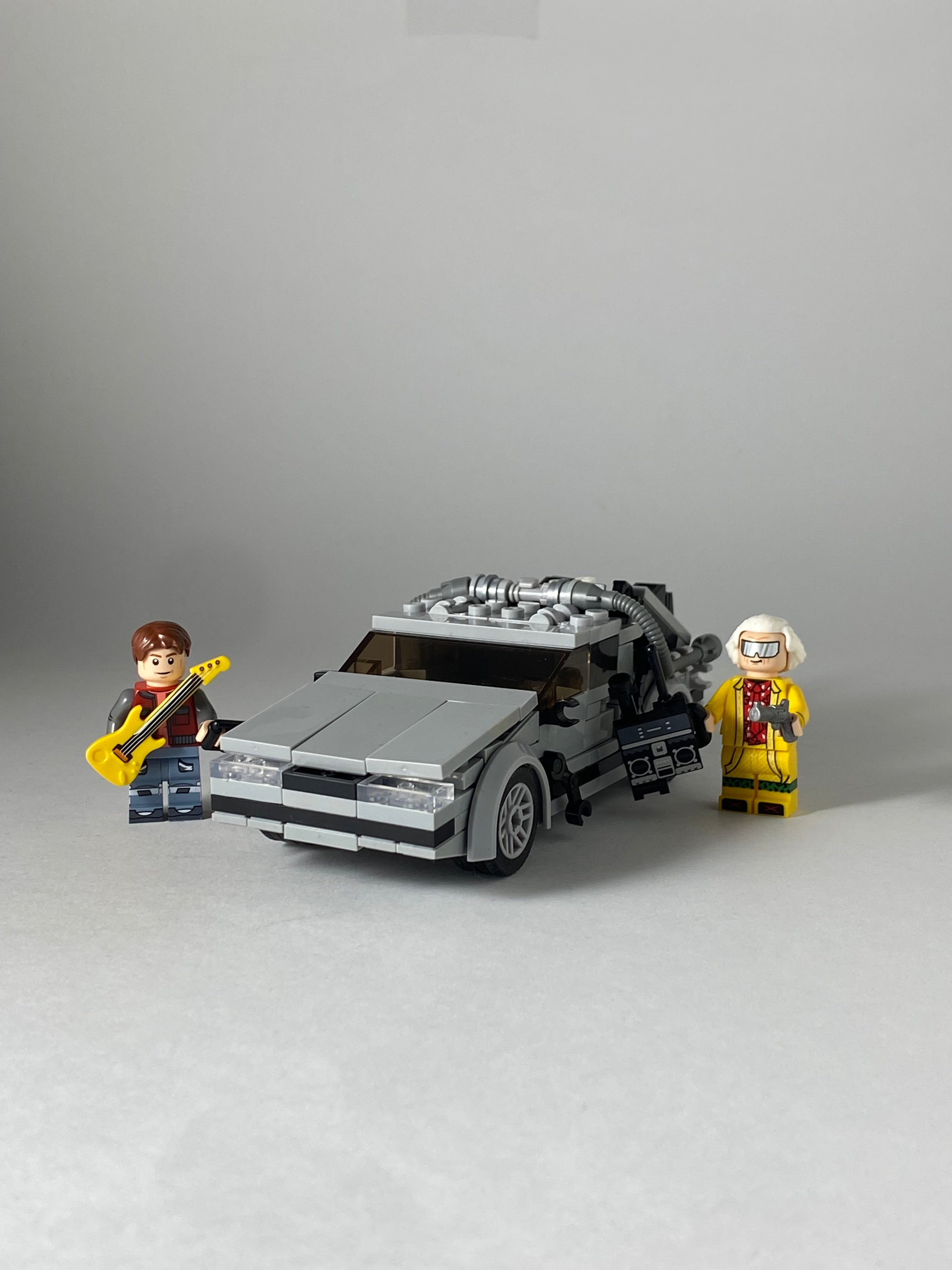 Marty and Doc and the Delorean