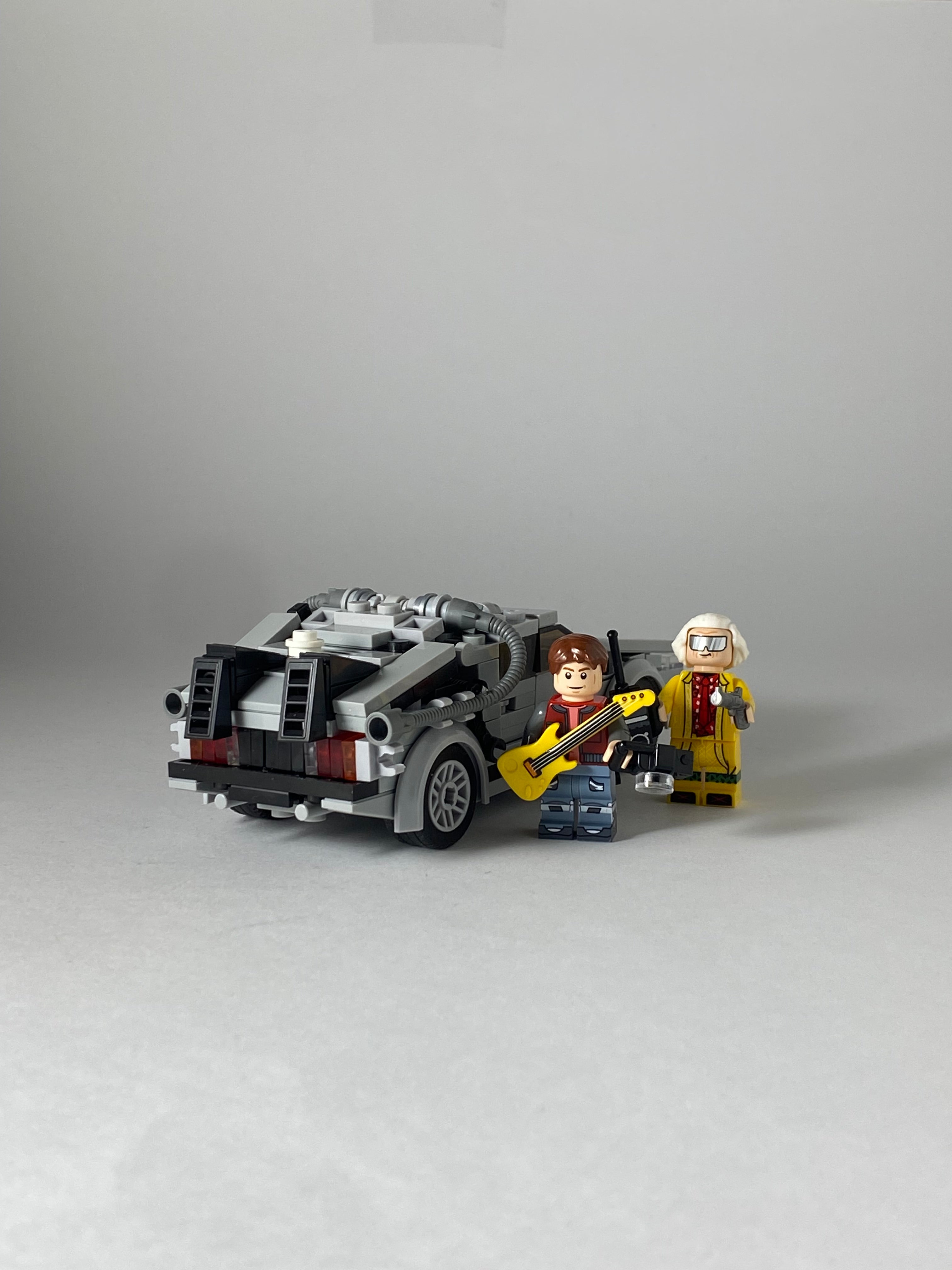 Marty and Doc and the Delorean