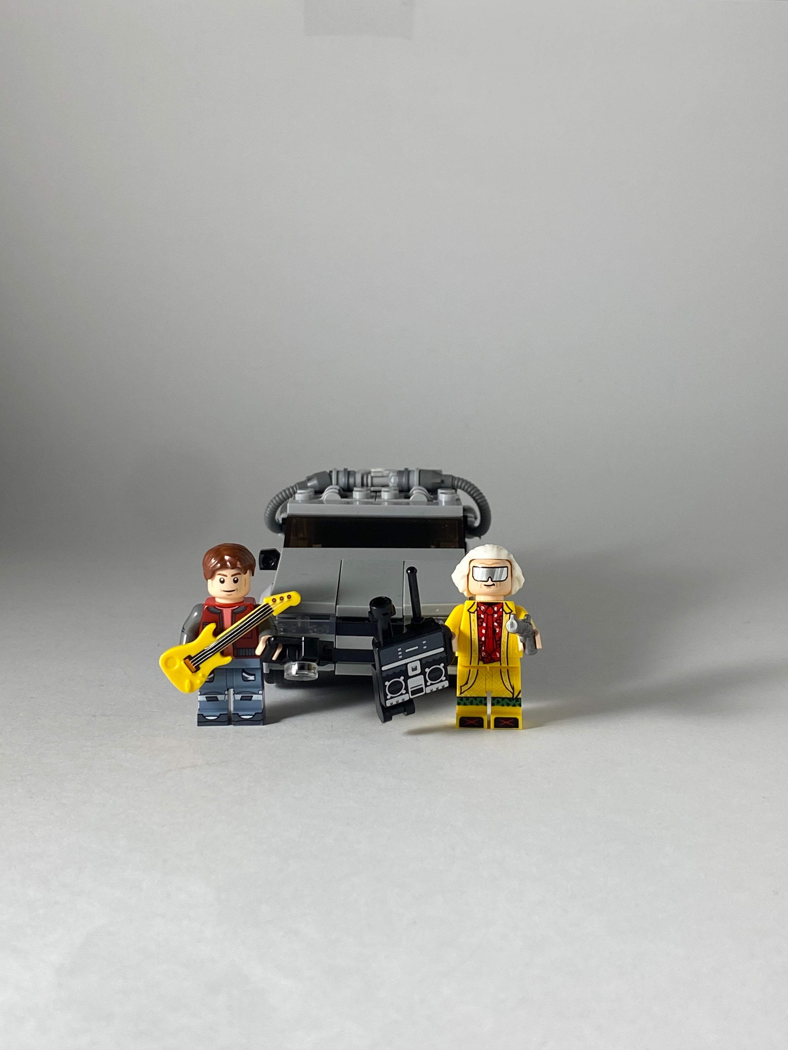 Marty and Doc and the Delorean