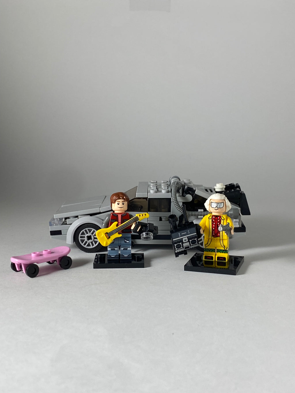 Marty and Doc and the Delorean
