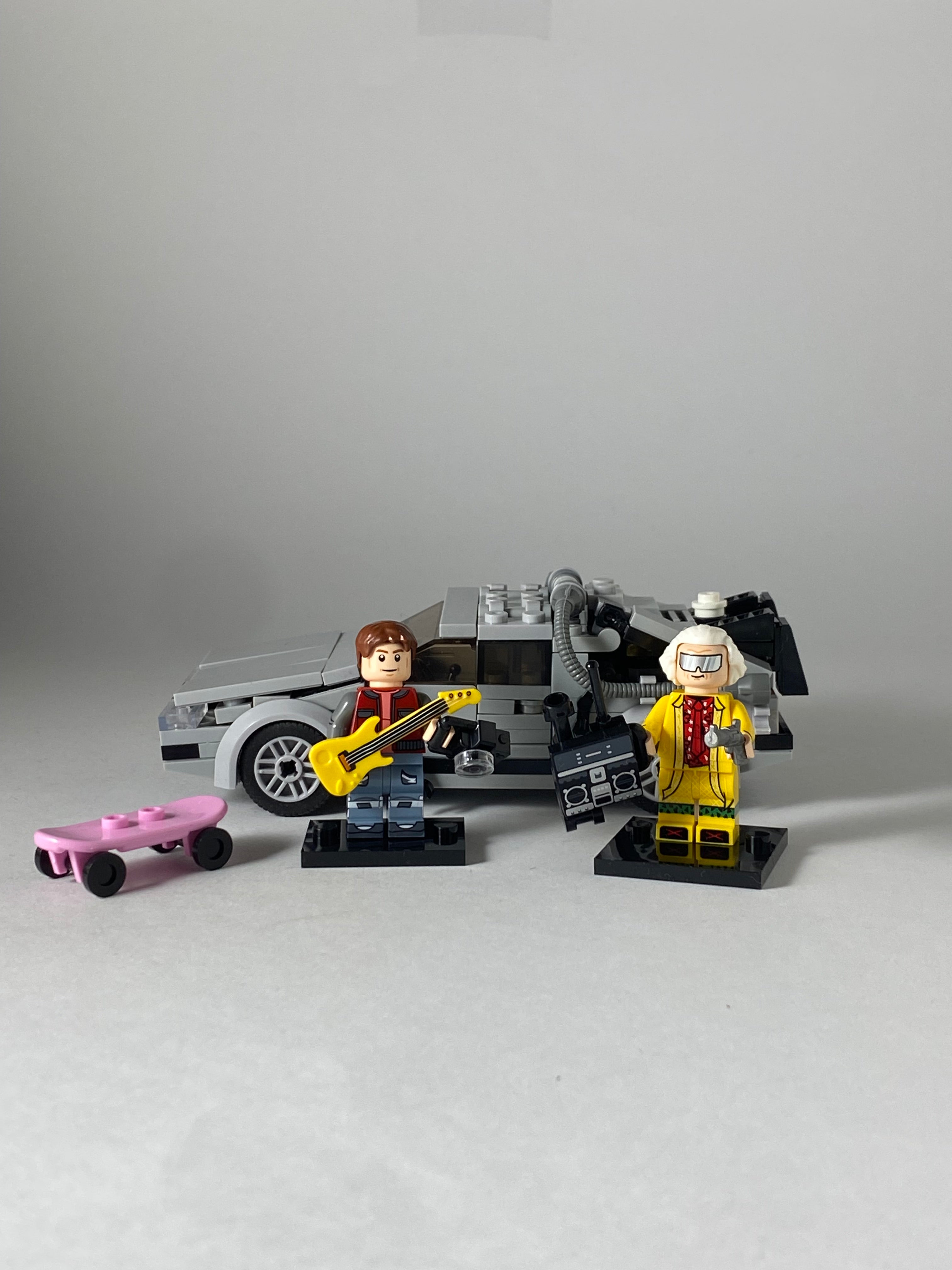 Marty and Doc and the Delorean