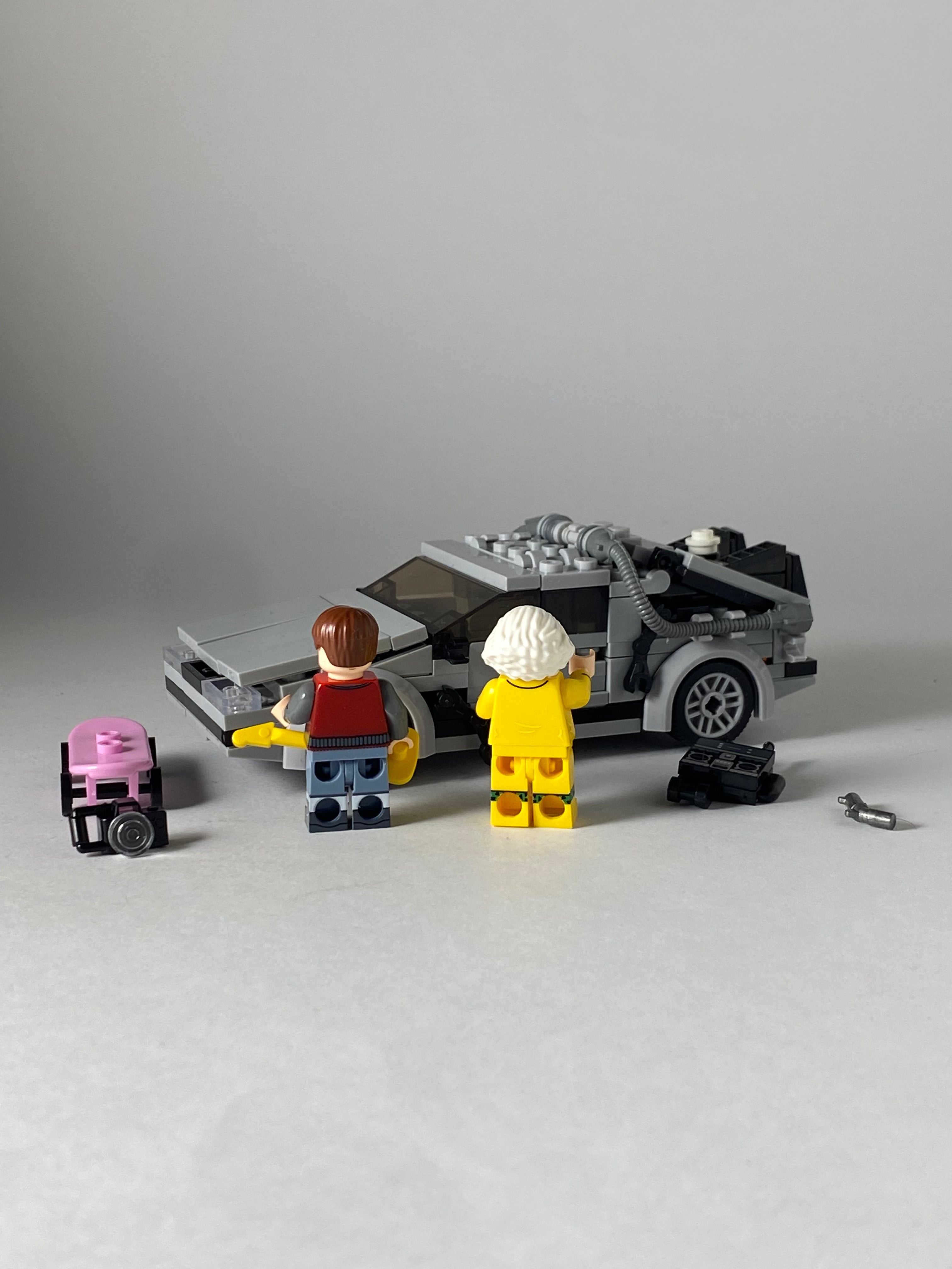 Marty and Doc and the Delorean