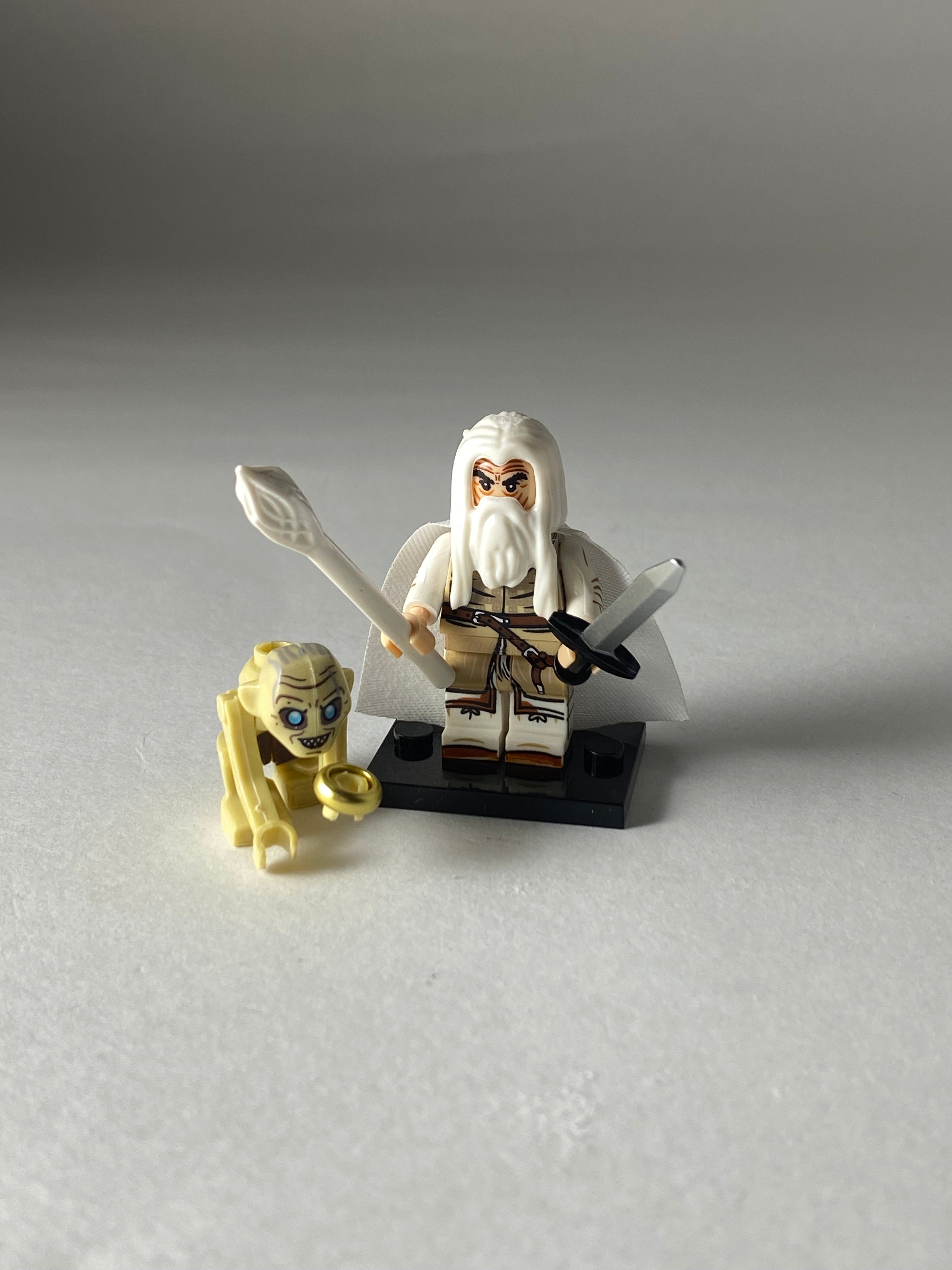 Gandalf the white and Gollum