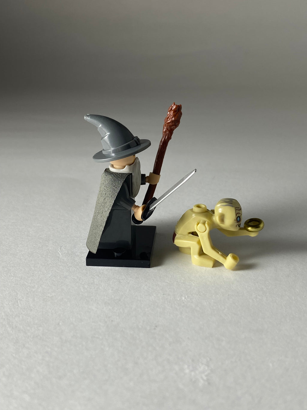 Gandalf the grey and Gollum