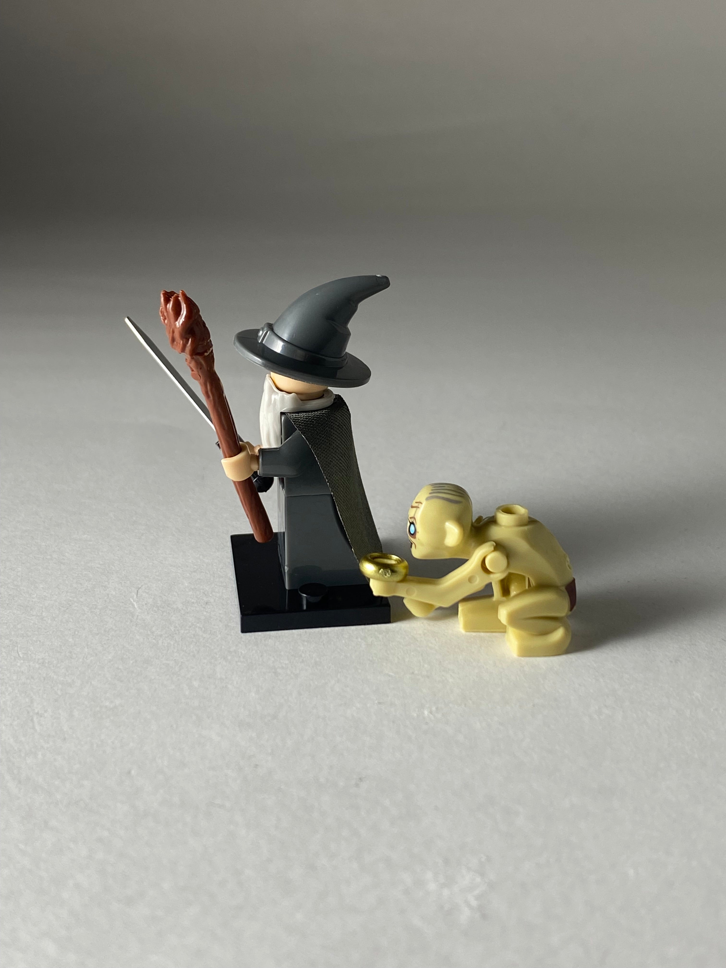 Gandalf the grey and Gollum