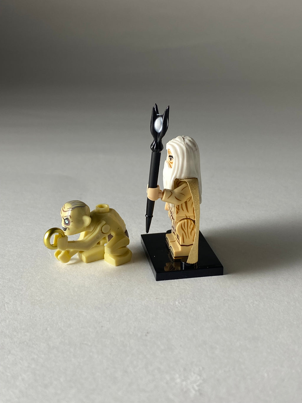 Saruman and Gollum
