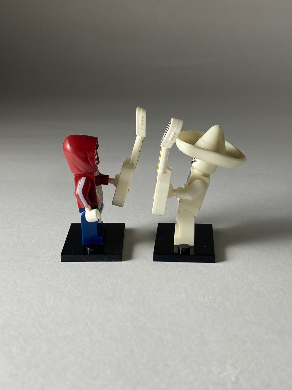 Miguel Rivera and Ernesto de la Cruz