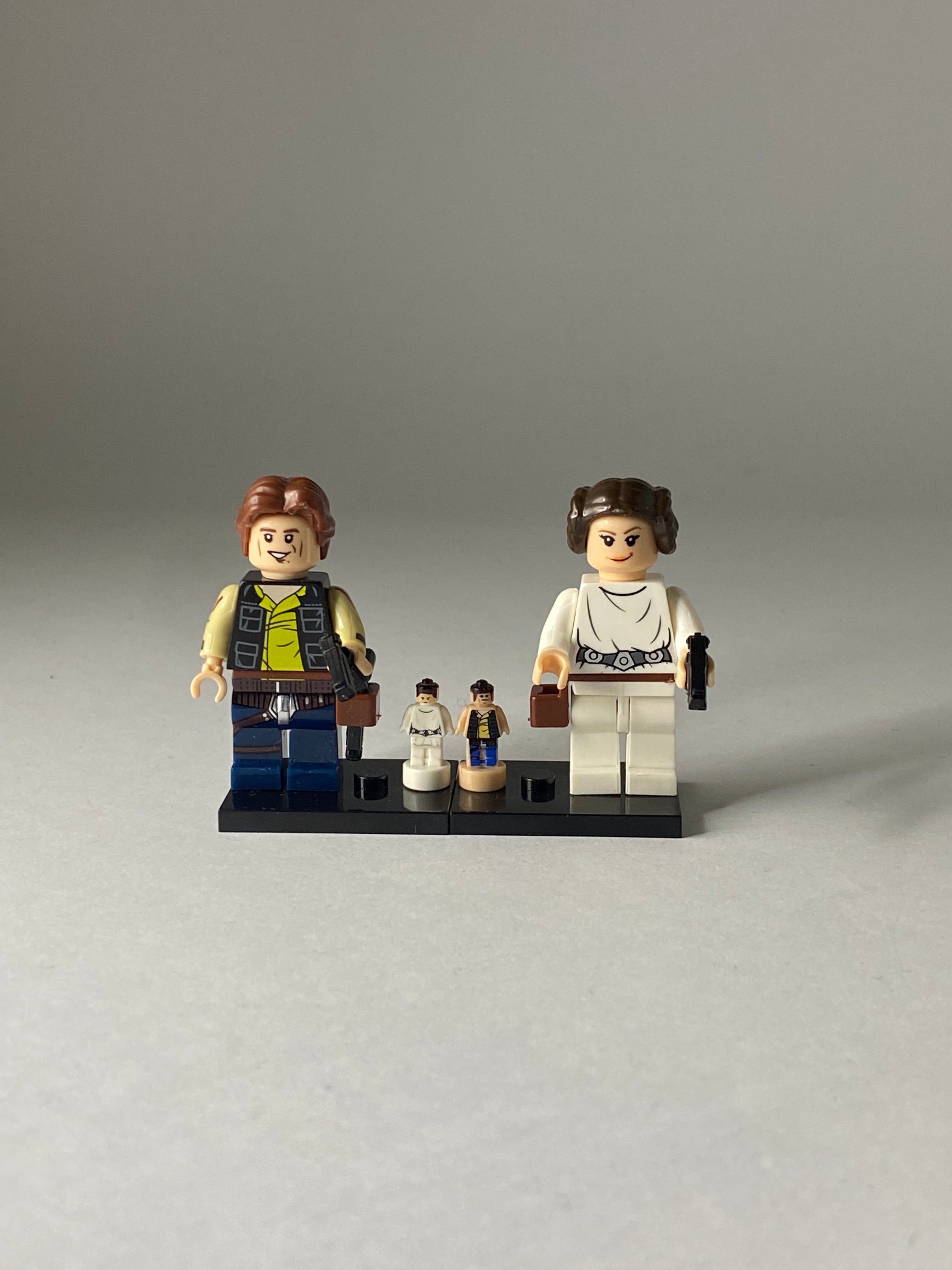 Han Solo and Leia Organa