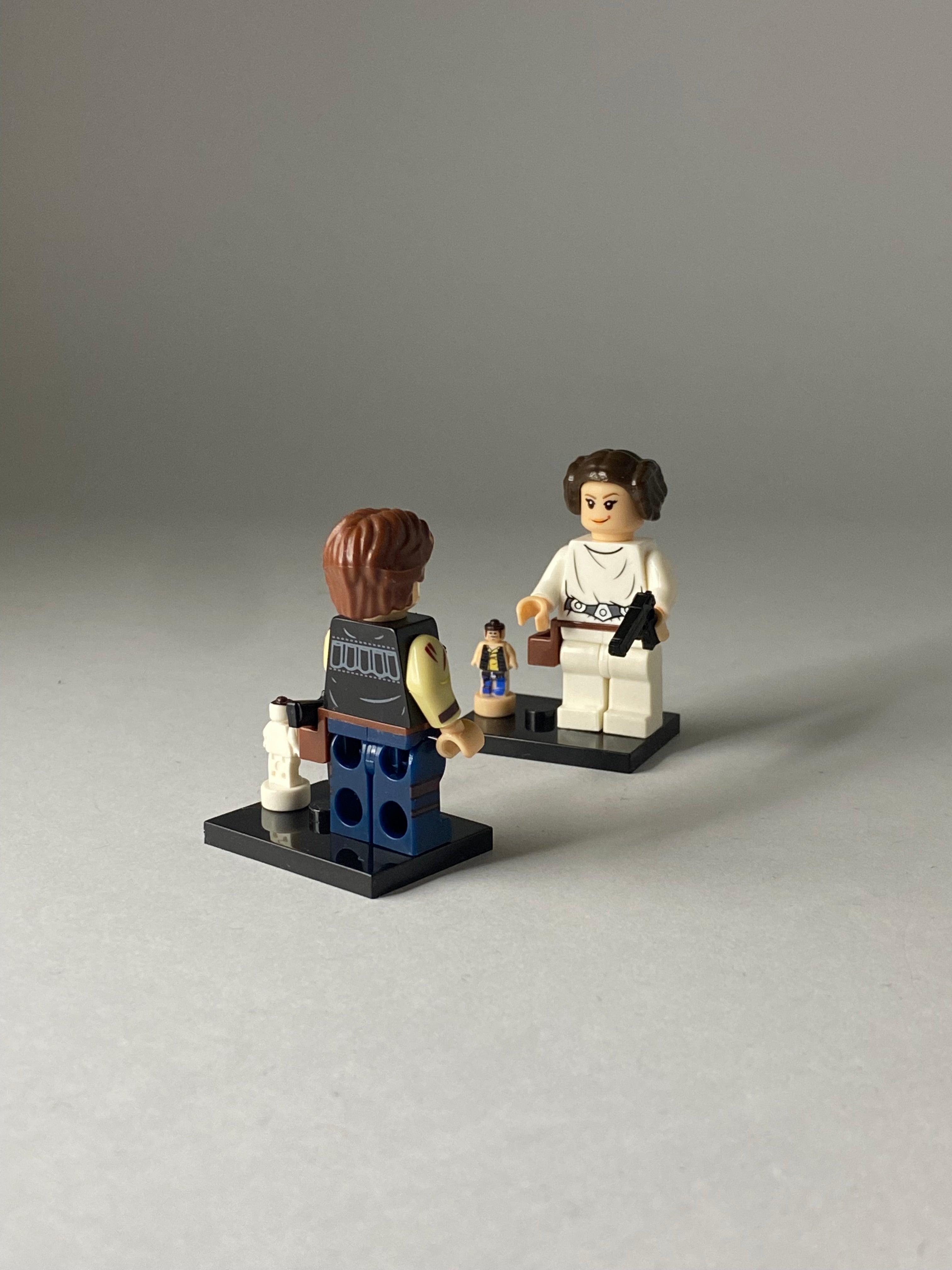 Han Solo and Leia Organa