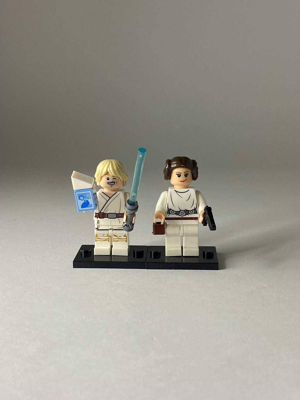 Luke Skywalker and Leia Organa