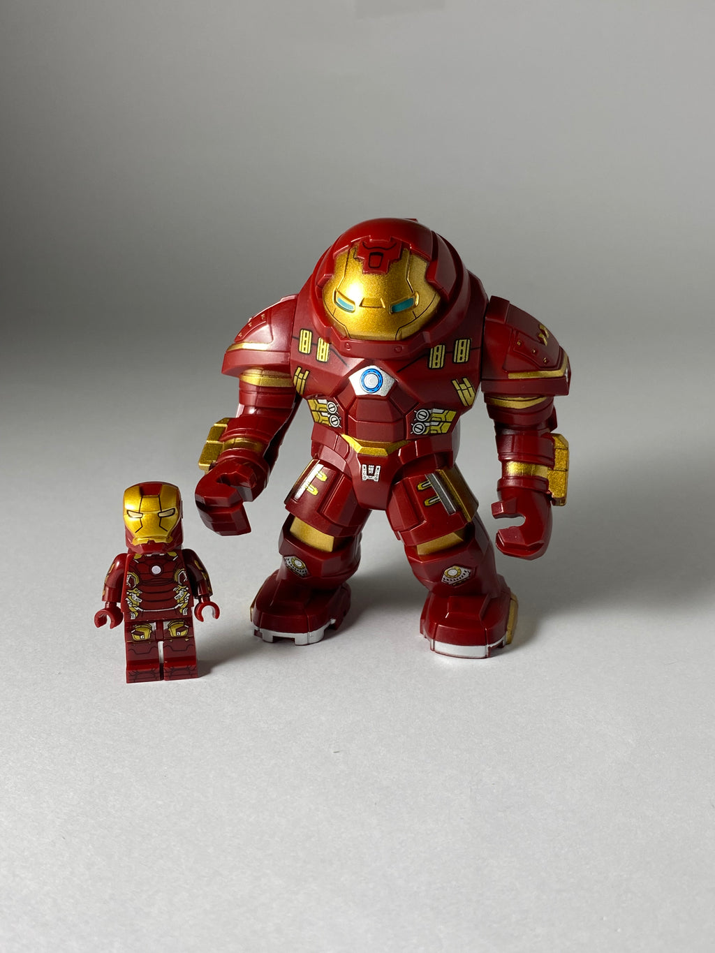 Hulkbuster and Iron Man
