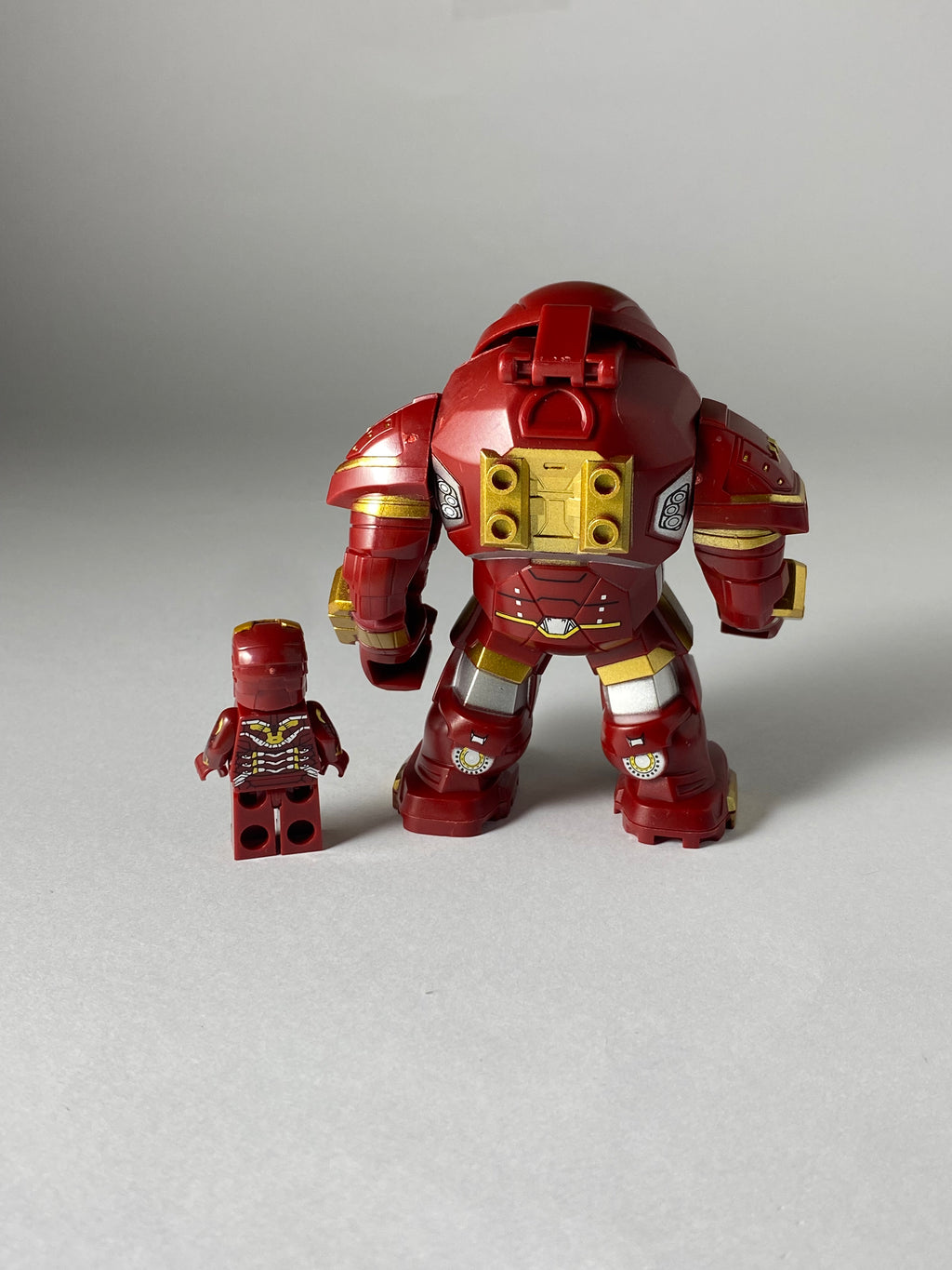 Hulkbuster and Iron Man